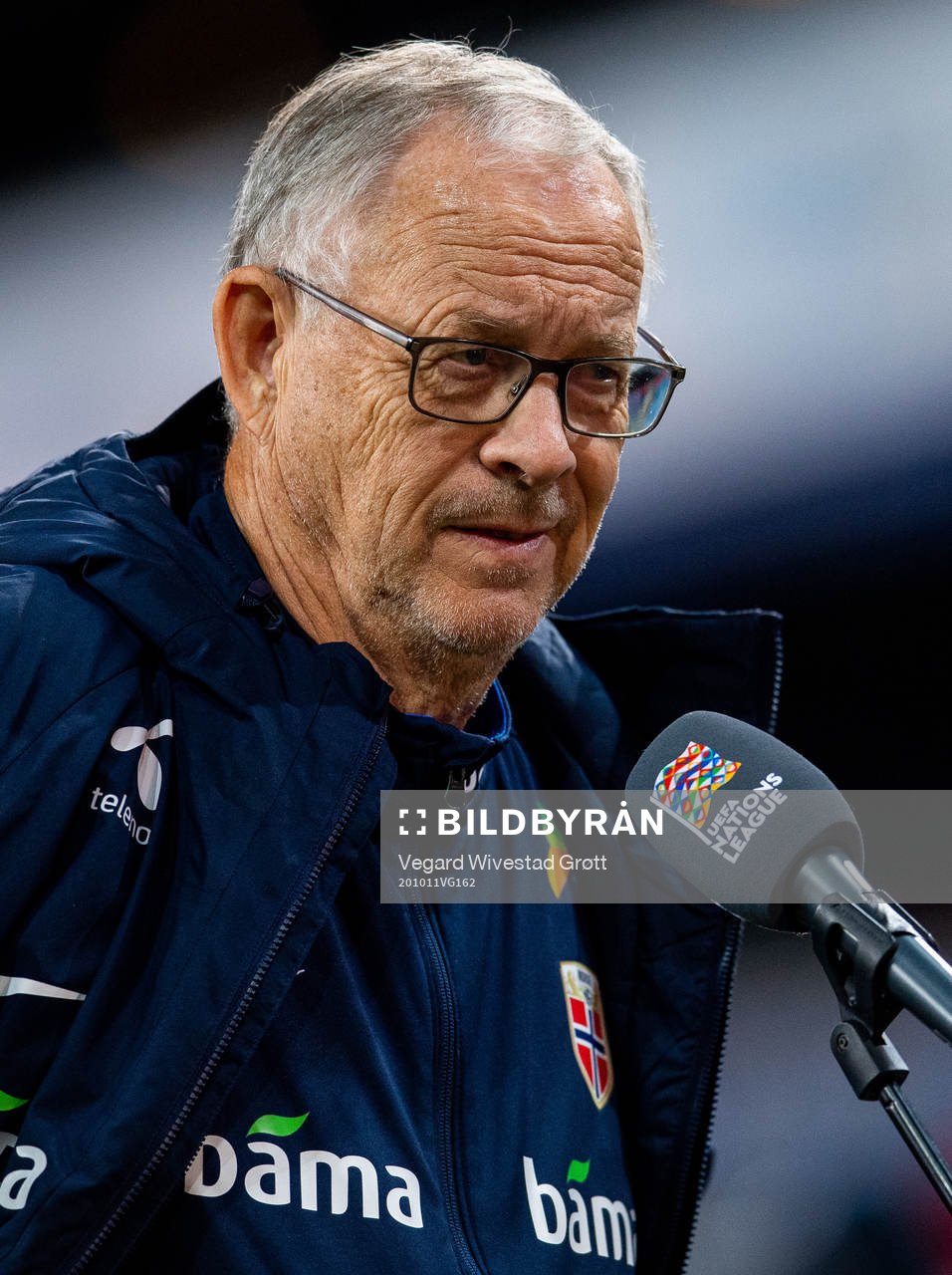 Lars Lagerbäck, head coach of Norway