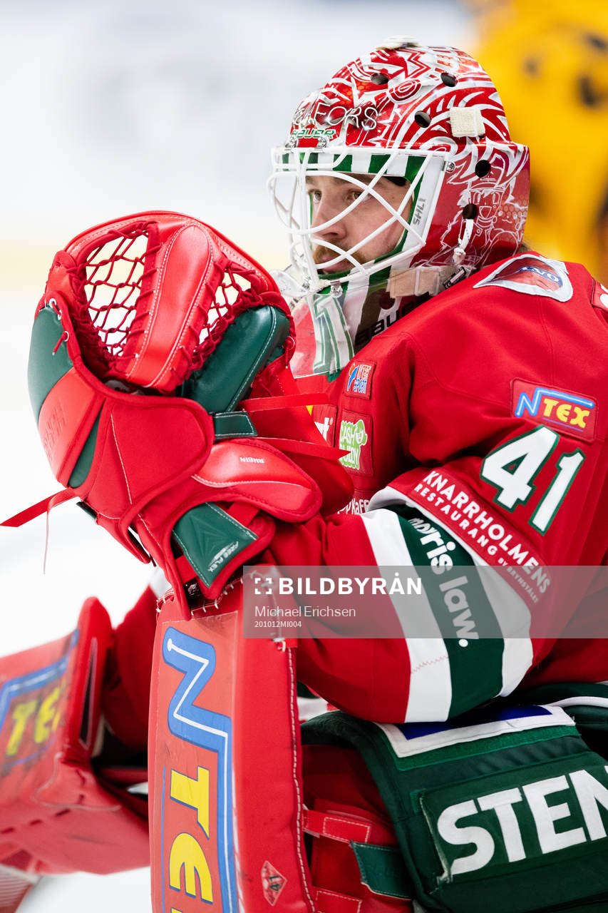 Frölundas målvakt Niklas Rubin