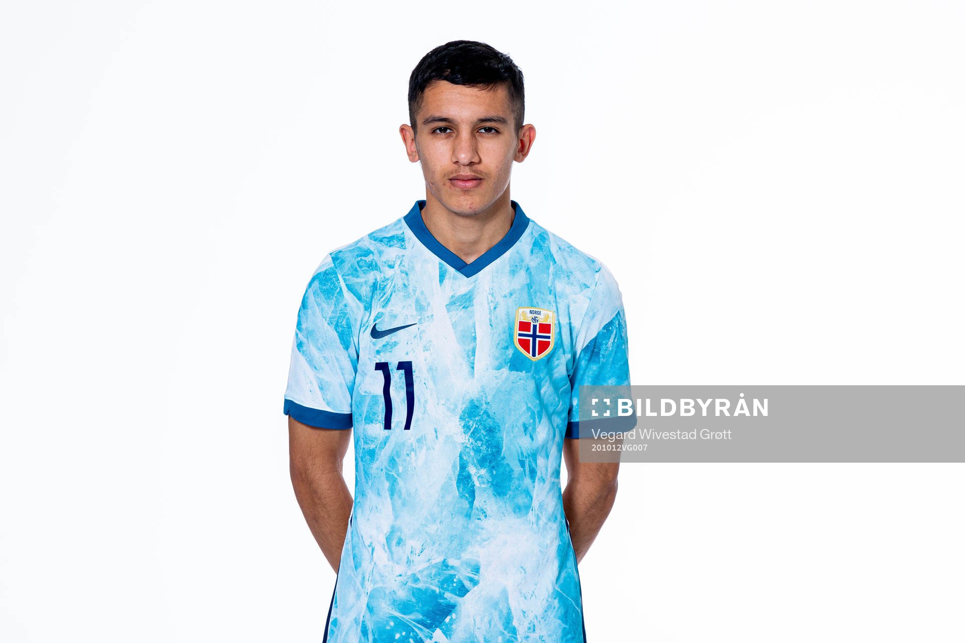 Osame Sahraoui of the Norwegian national under-21 football