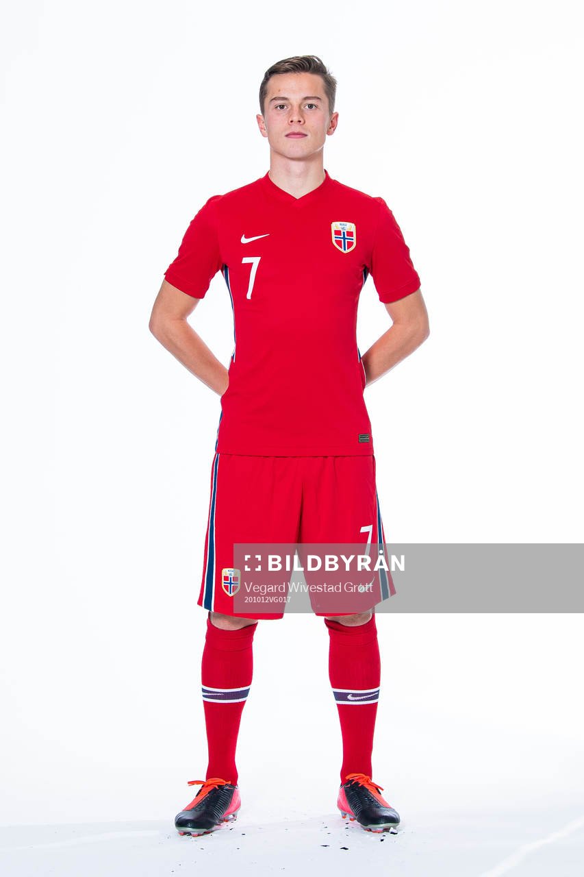 Johan Hove of the Norwegian national under-21 football team