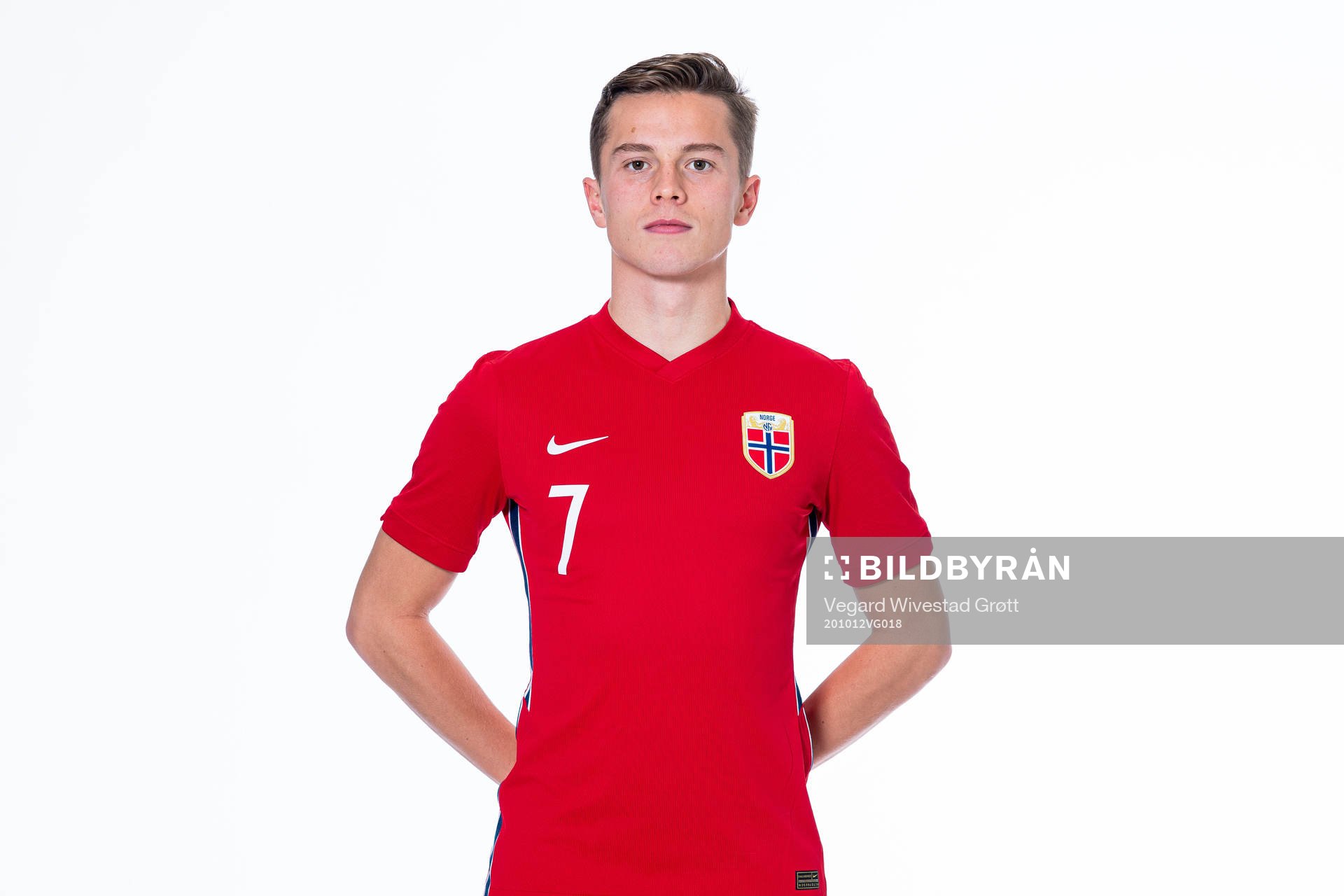 Johan Hove of the Norwegian national under-21 football team