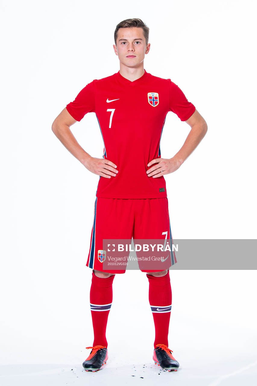 Johan Hove of the Norwegian national under-21 football team