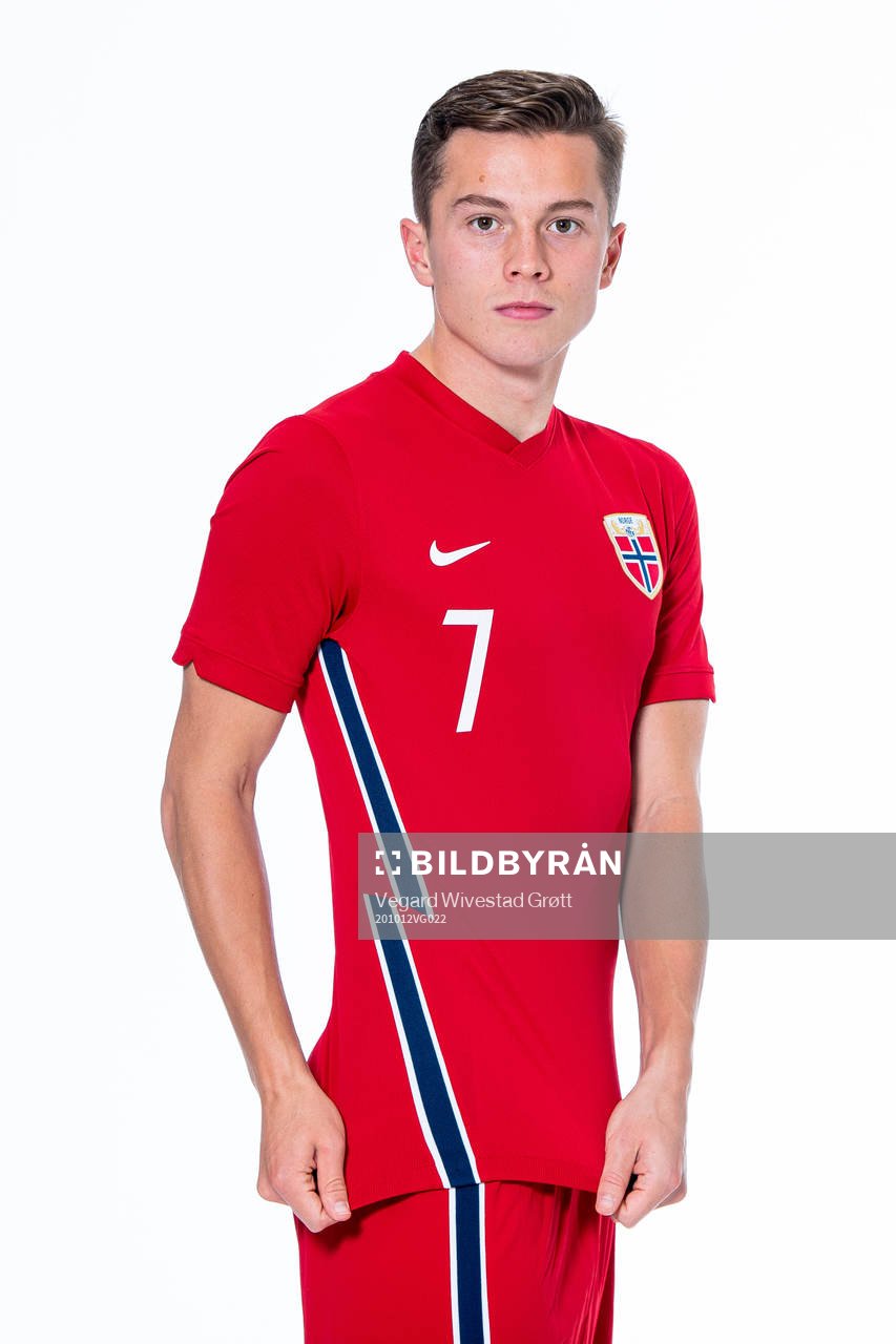 Johan Hove of the Norwegian national under-21 football team