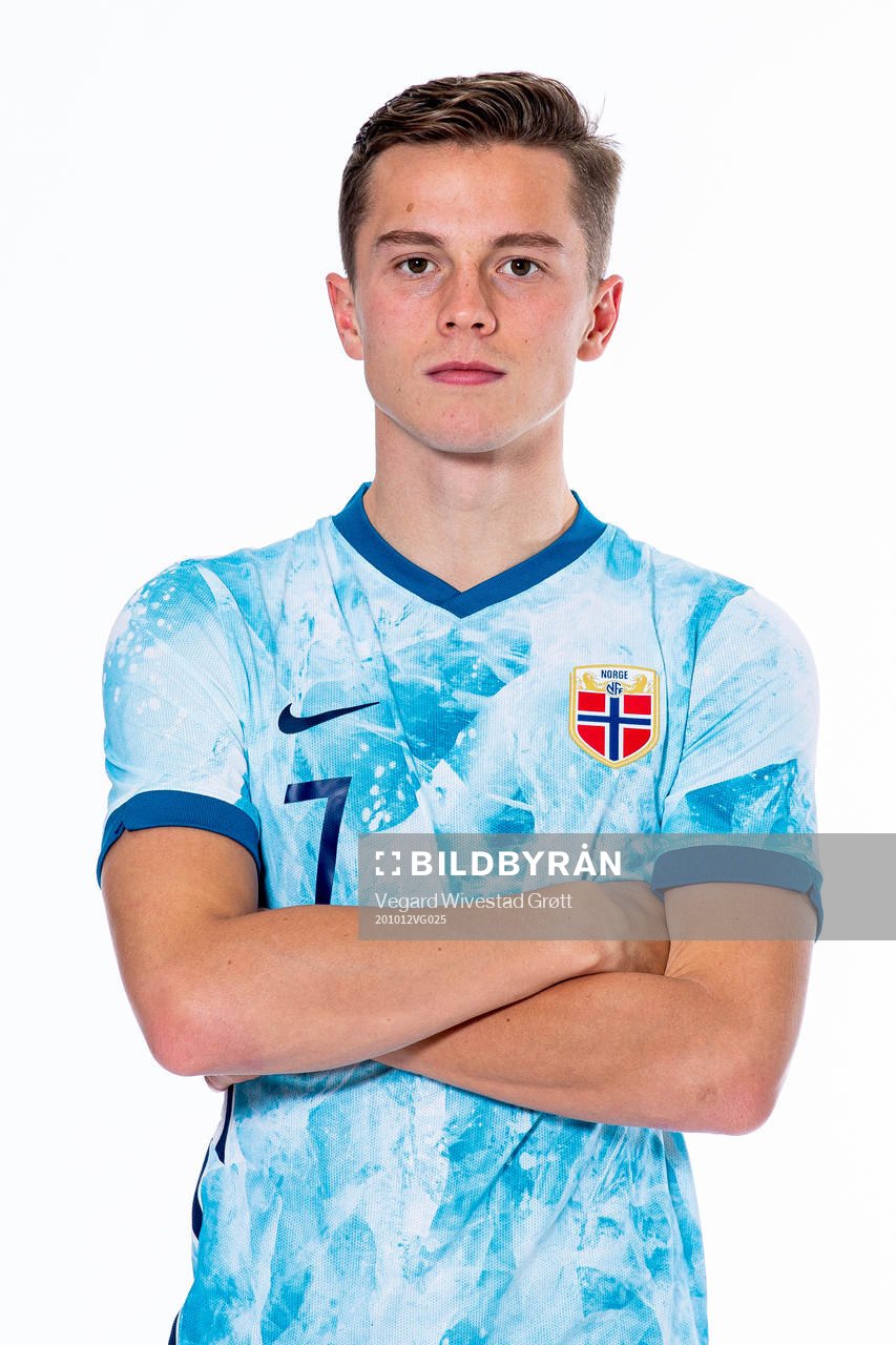 Johan Hove of the Norwegian national under-21 football team