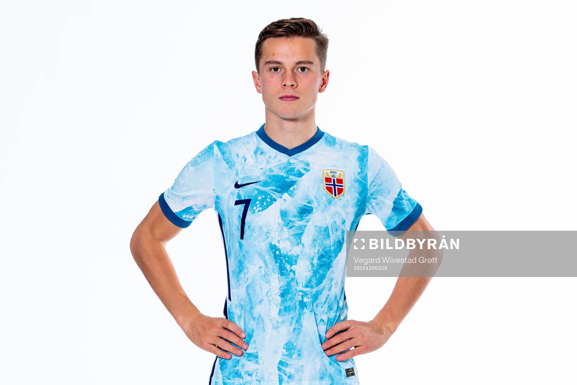 Johan Hove of the Norwegian national under-21 football team
