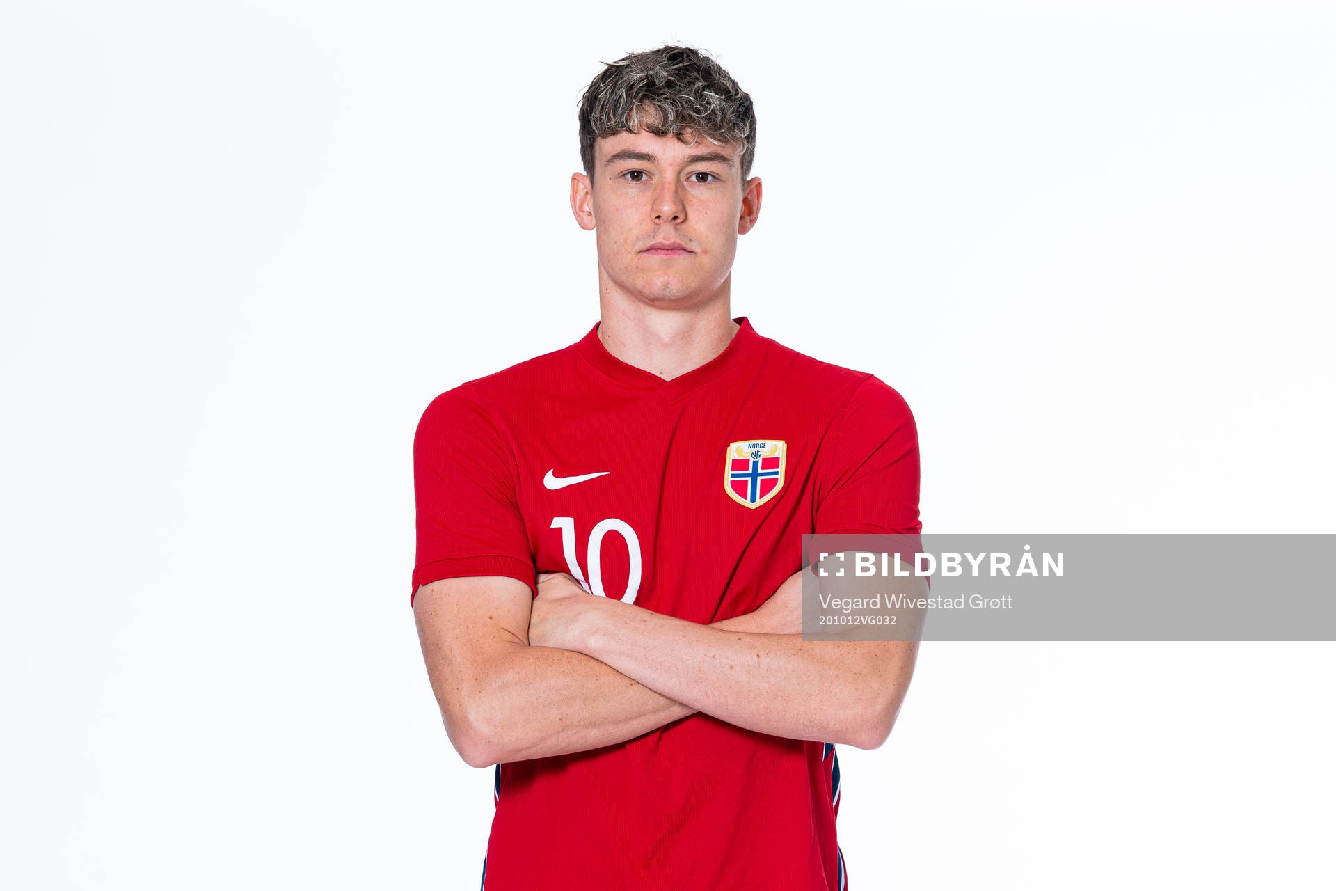 Jørgen Strand Larsen of the Norwegian national under-21