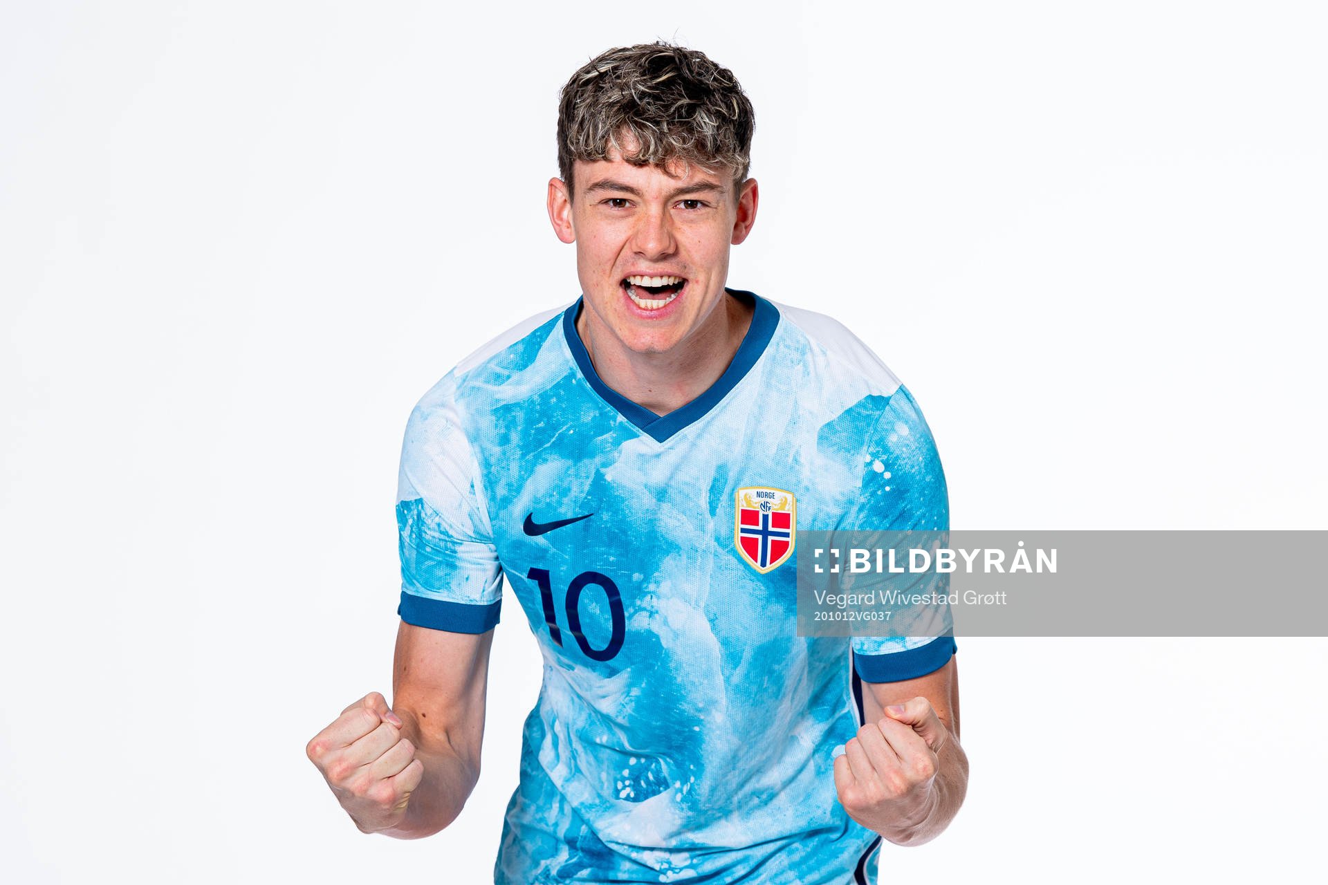 Jørgen Strand Larsen of the Norwegian national under-21