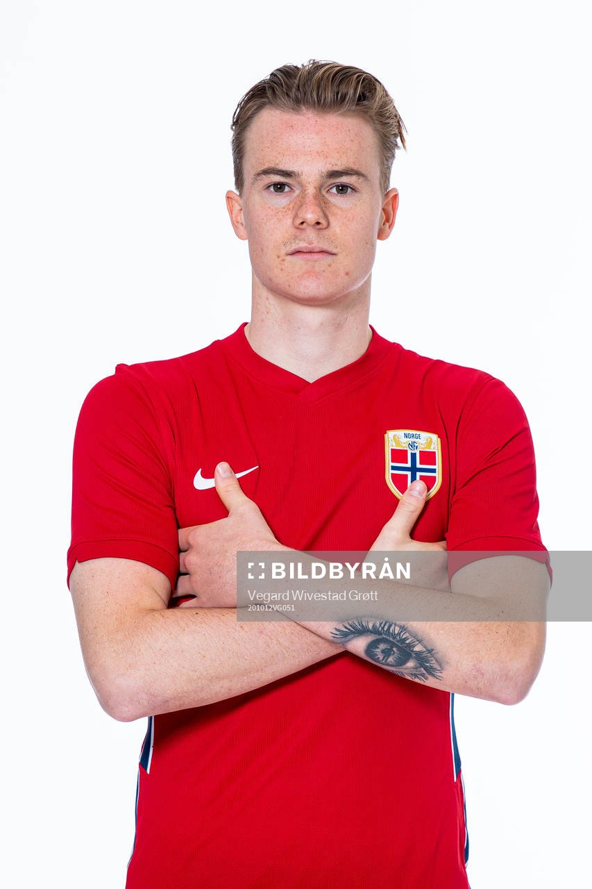 Tobias Christensen of the Norwegian national under-21