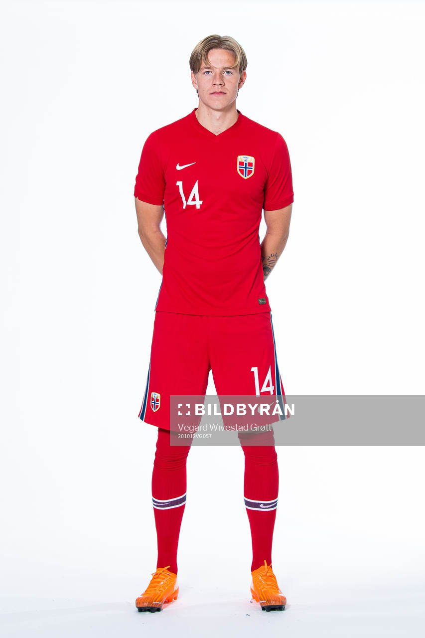 Jesper Daland of the Norwegian national under-21 football
