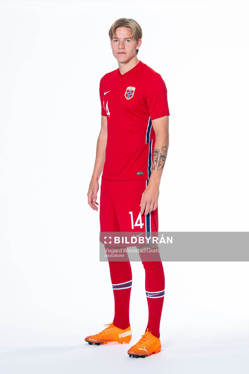 Jesper Daland of the Norwegian national under-21 football