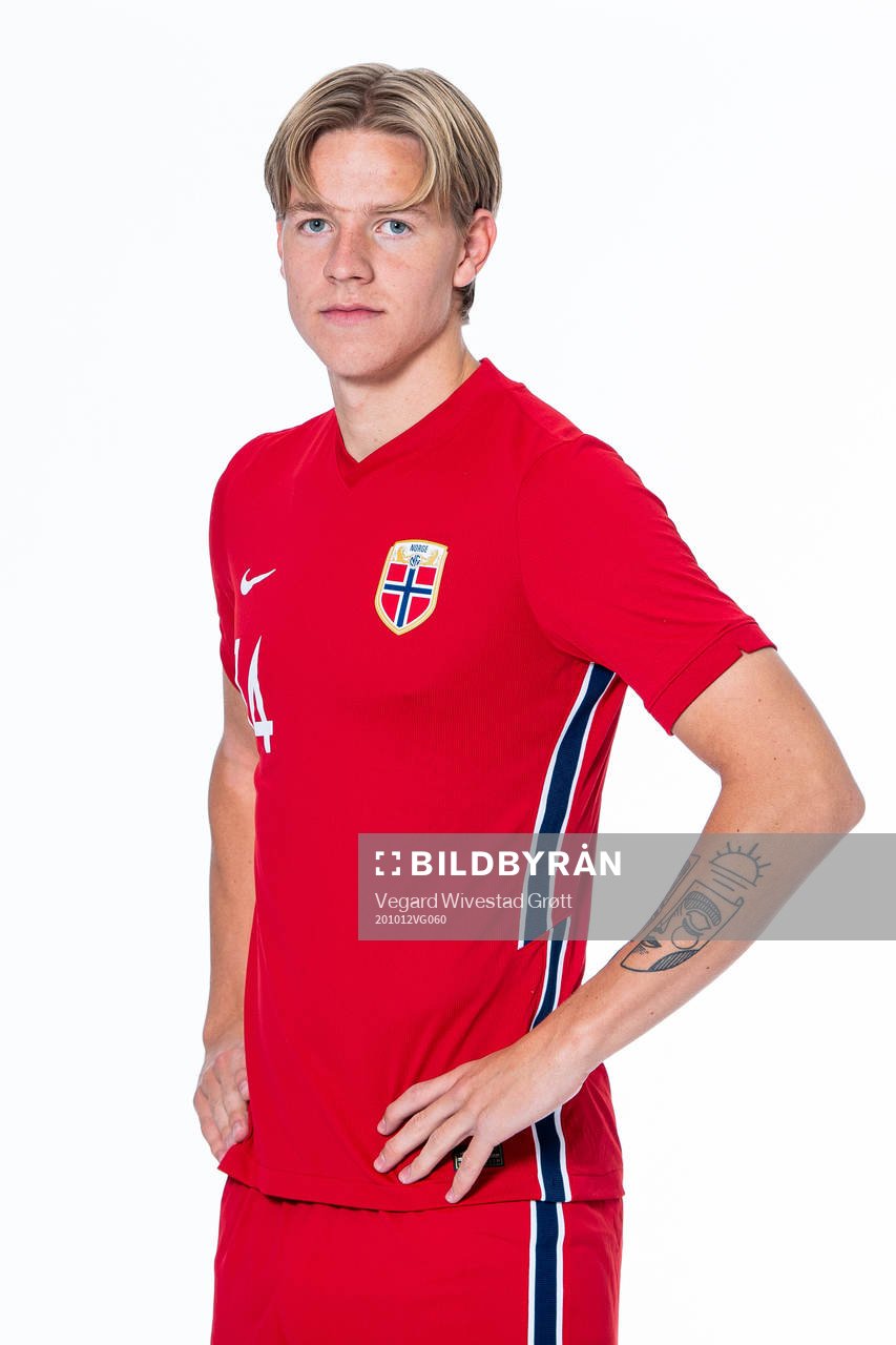 Jesper Daland of the Norwegian national under-21 football