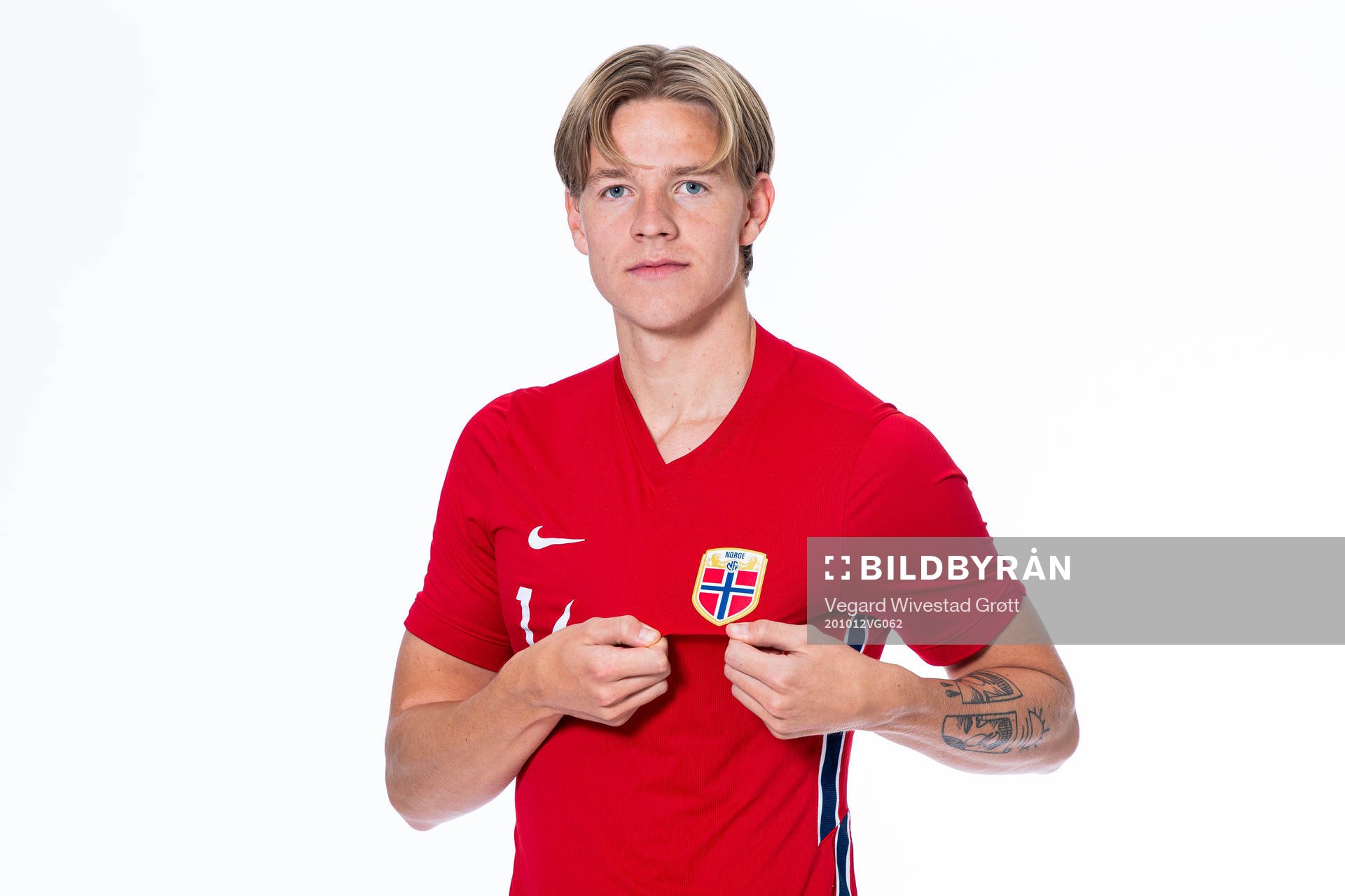 Jesper Daland of the Norwegian national under-21 football