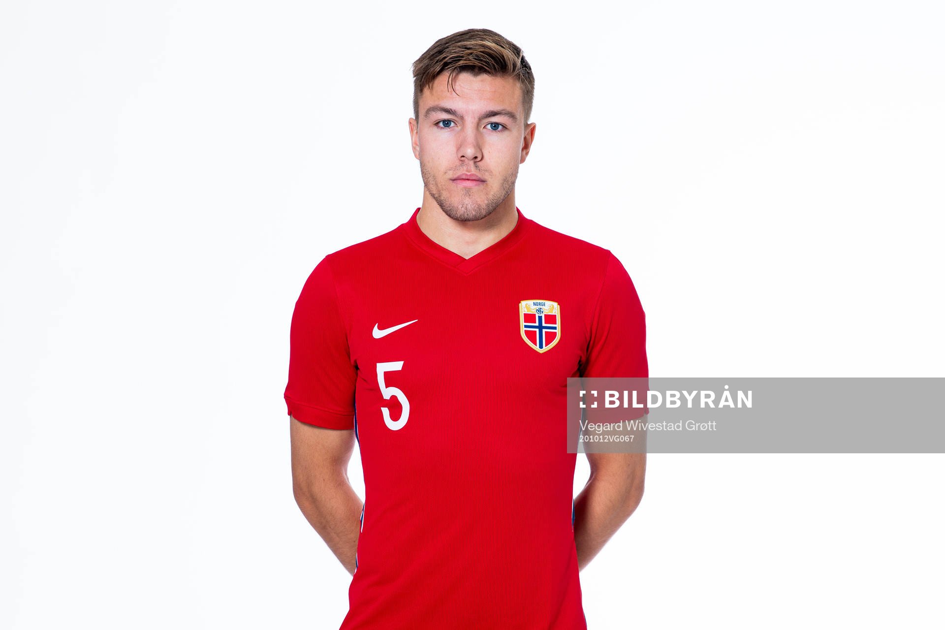 Fredrik André Bjørkan of the Norwegian national under-21