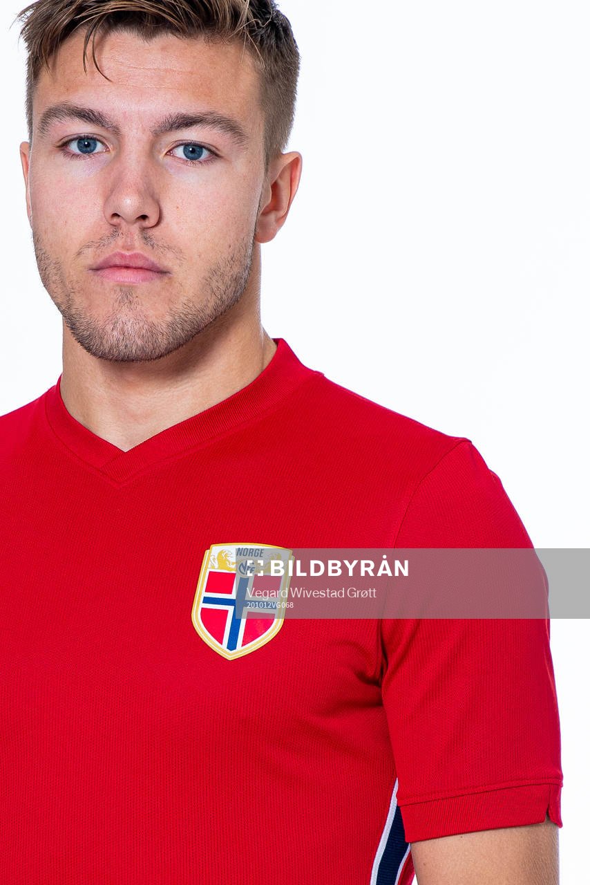 Fredrik André Bjørkan of the Norwegian national under-21