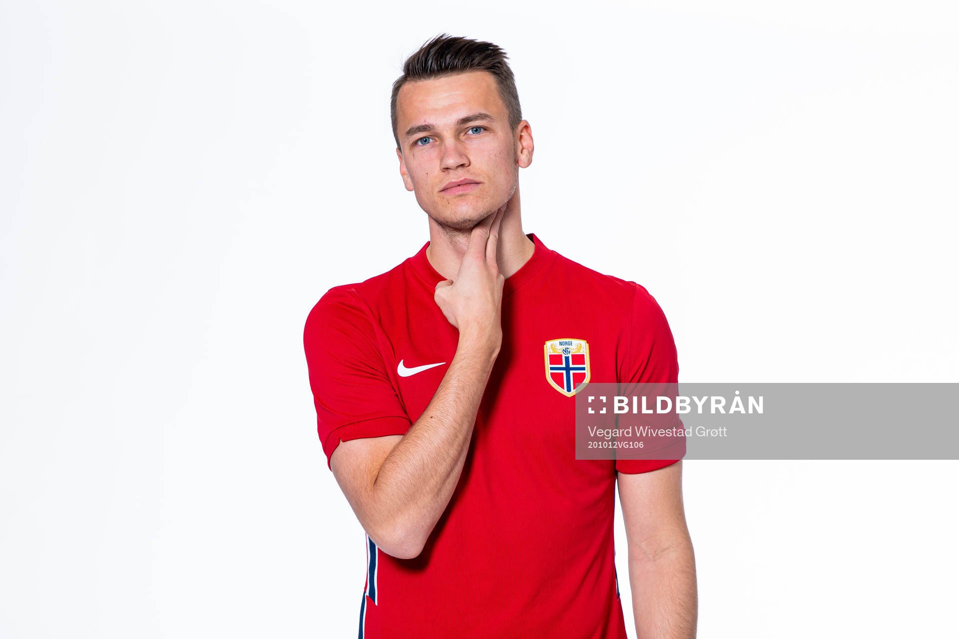 Odin Luraas Bjørtuft of the Norwegian national under-21