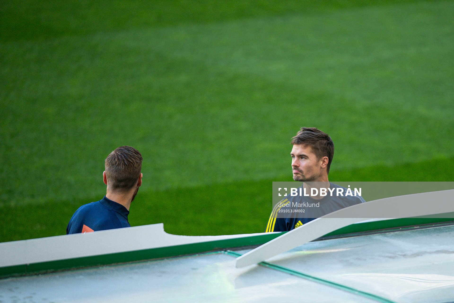 Mikael Lustig of the Swedish national football team