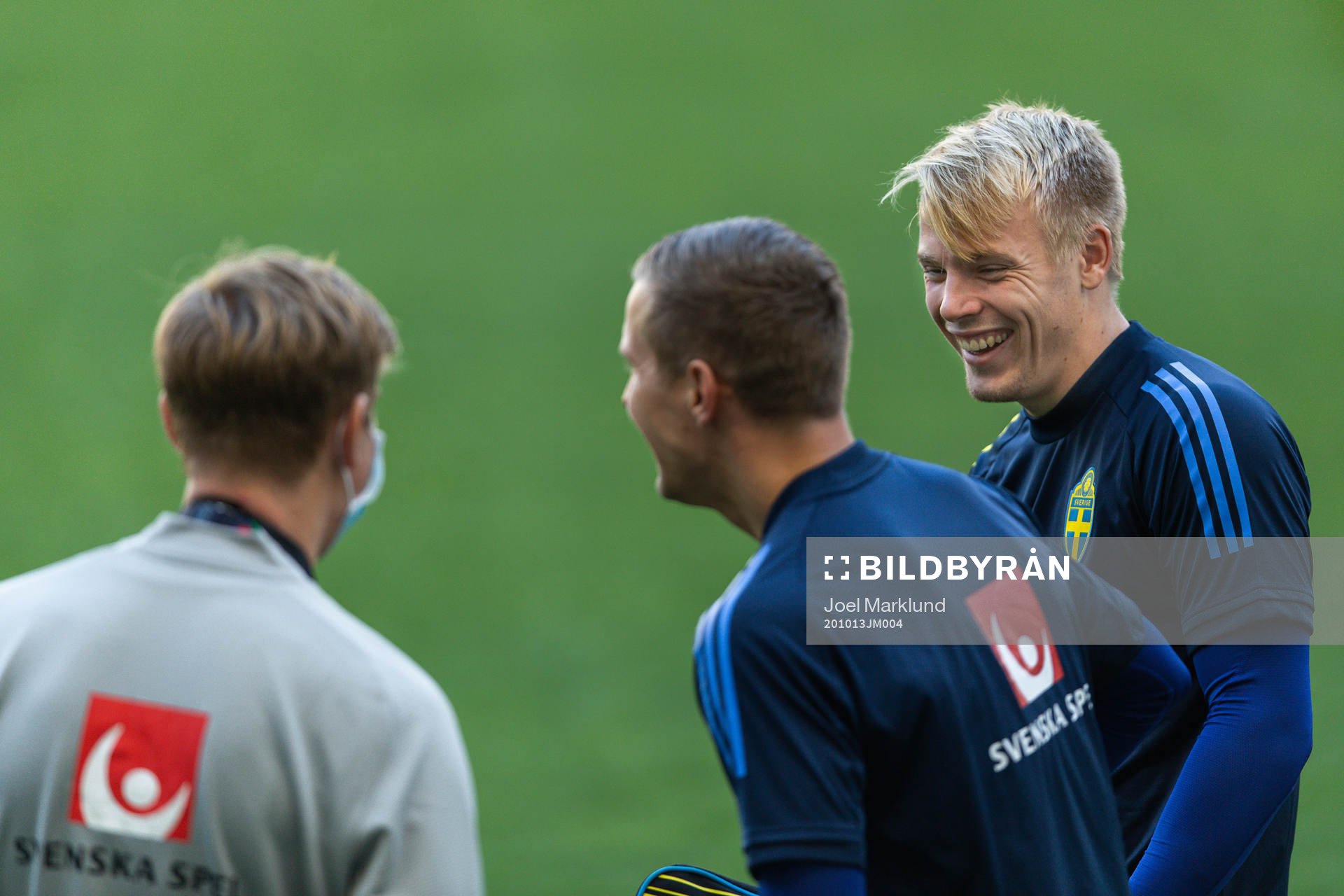 Goalkeeper Isak Pettersson of the Swedish national football