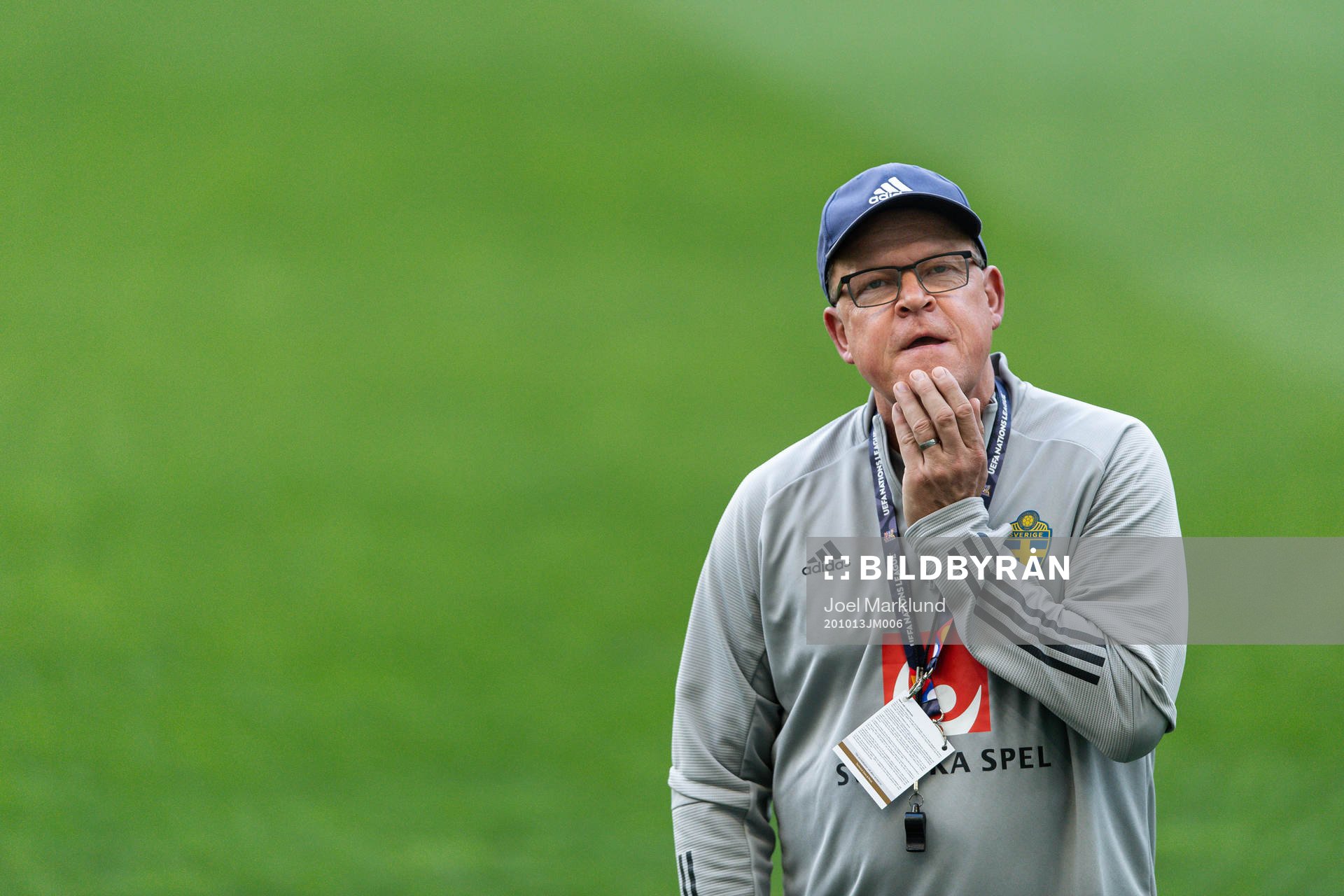 Head coach Janne Andersson of the Swedish national football