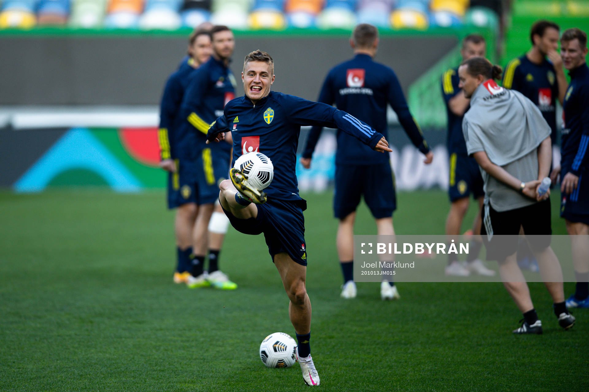 Mattias Svanberg of the Swedish national football team