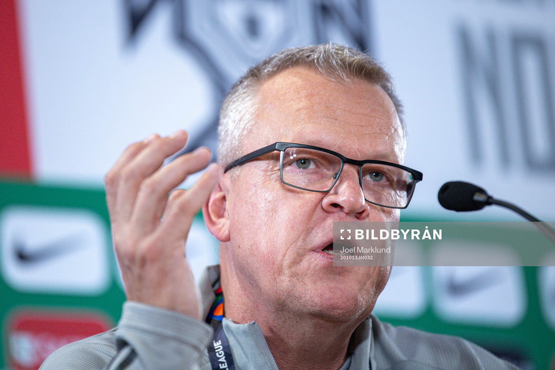 Head coach Janne Andersson of the Swedish national football