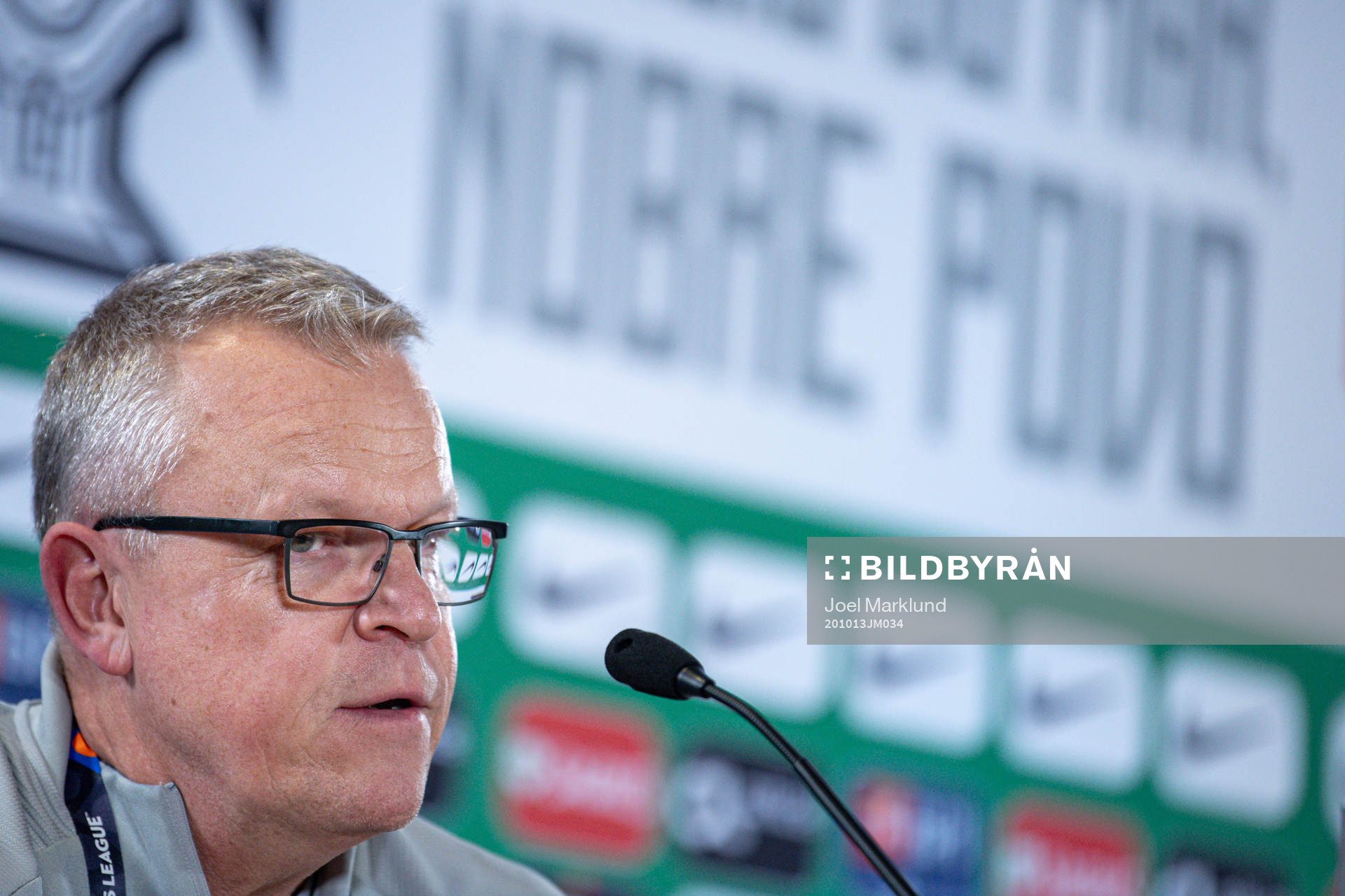 Head coach Janne Andersson of the Swedish national football