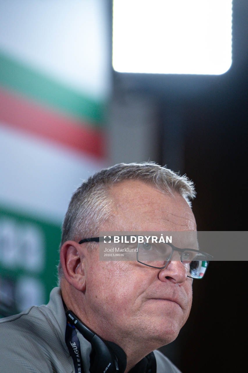Head coach Janne Andersson of the Swedish national football