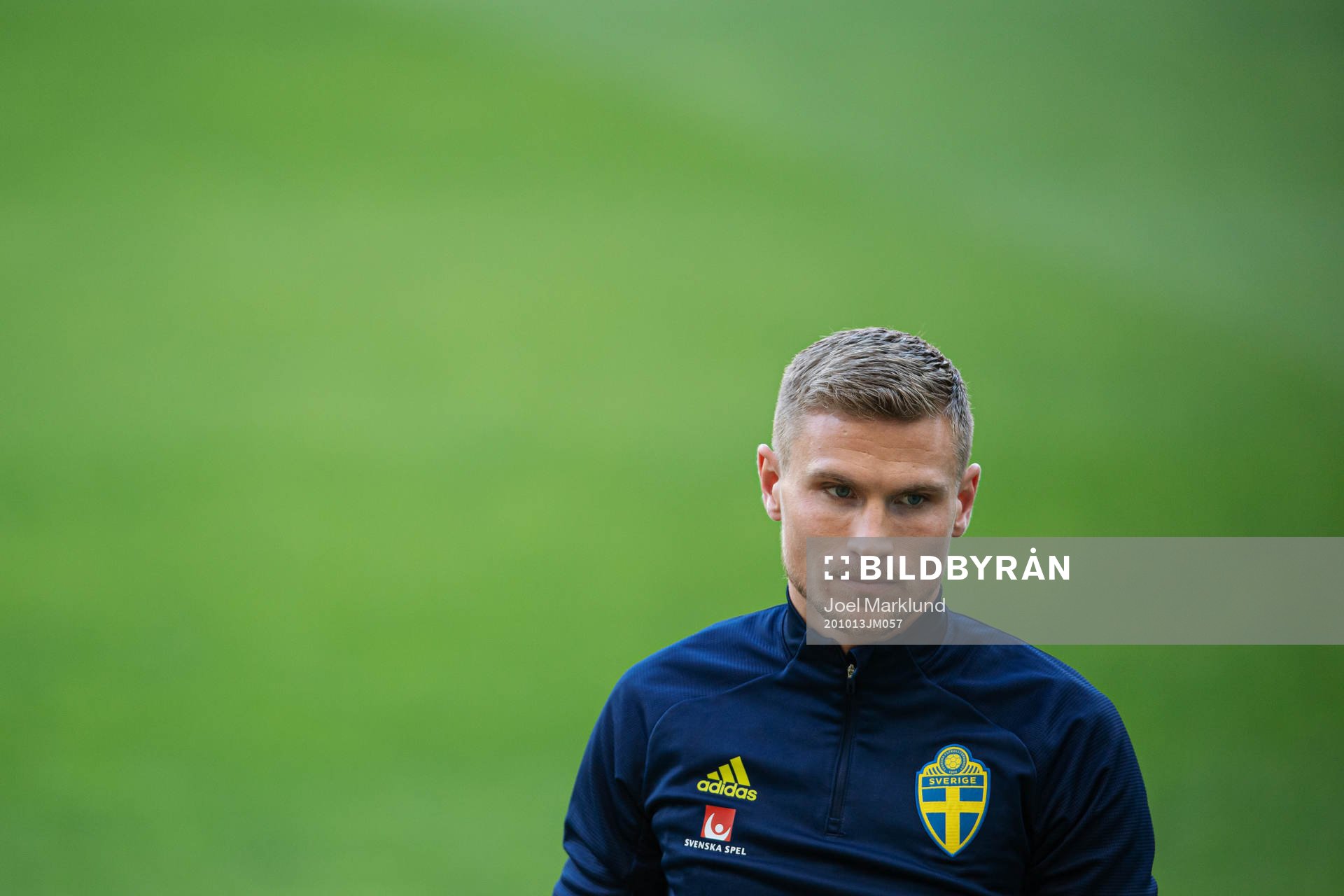 Carl Starfelt of the Swedish national football team