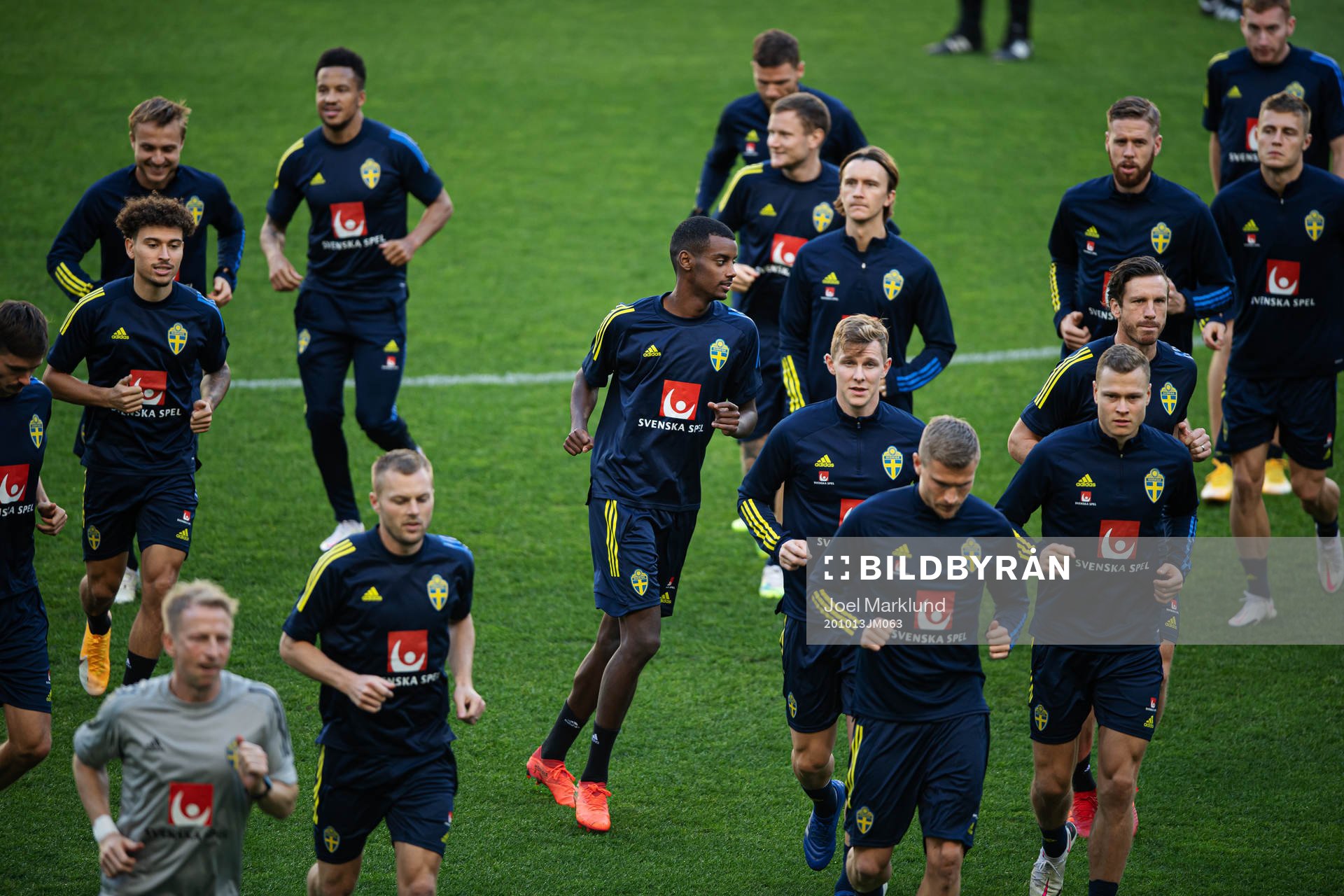 Jordan Larsson, Alexander Isak, Emil Krafth, Gustav