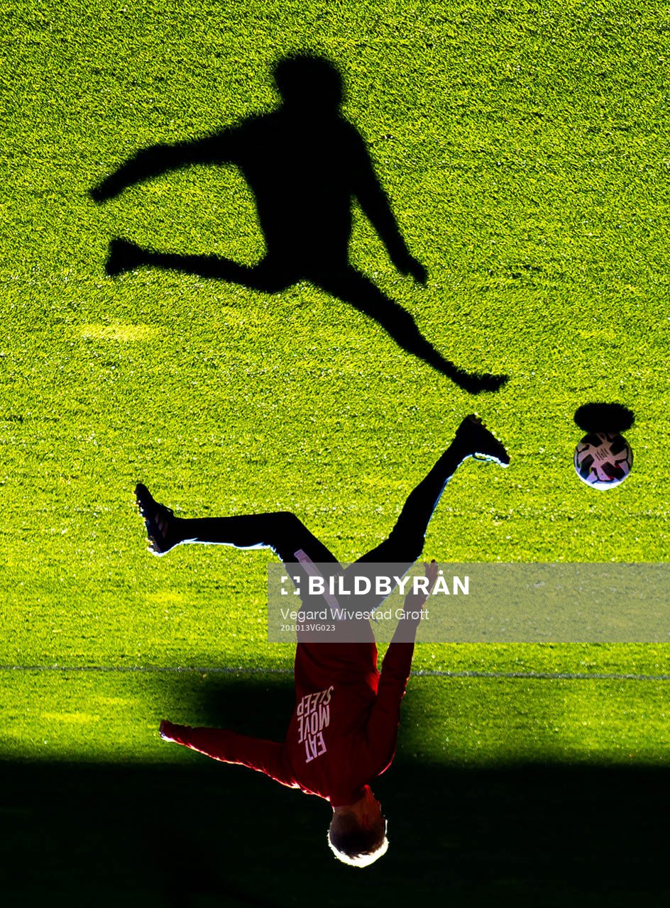 The shadow of Birger Meling