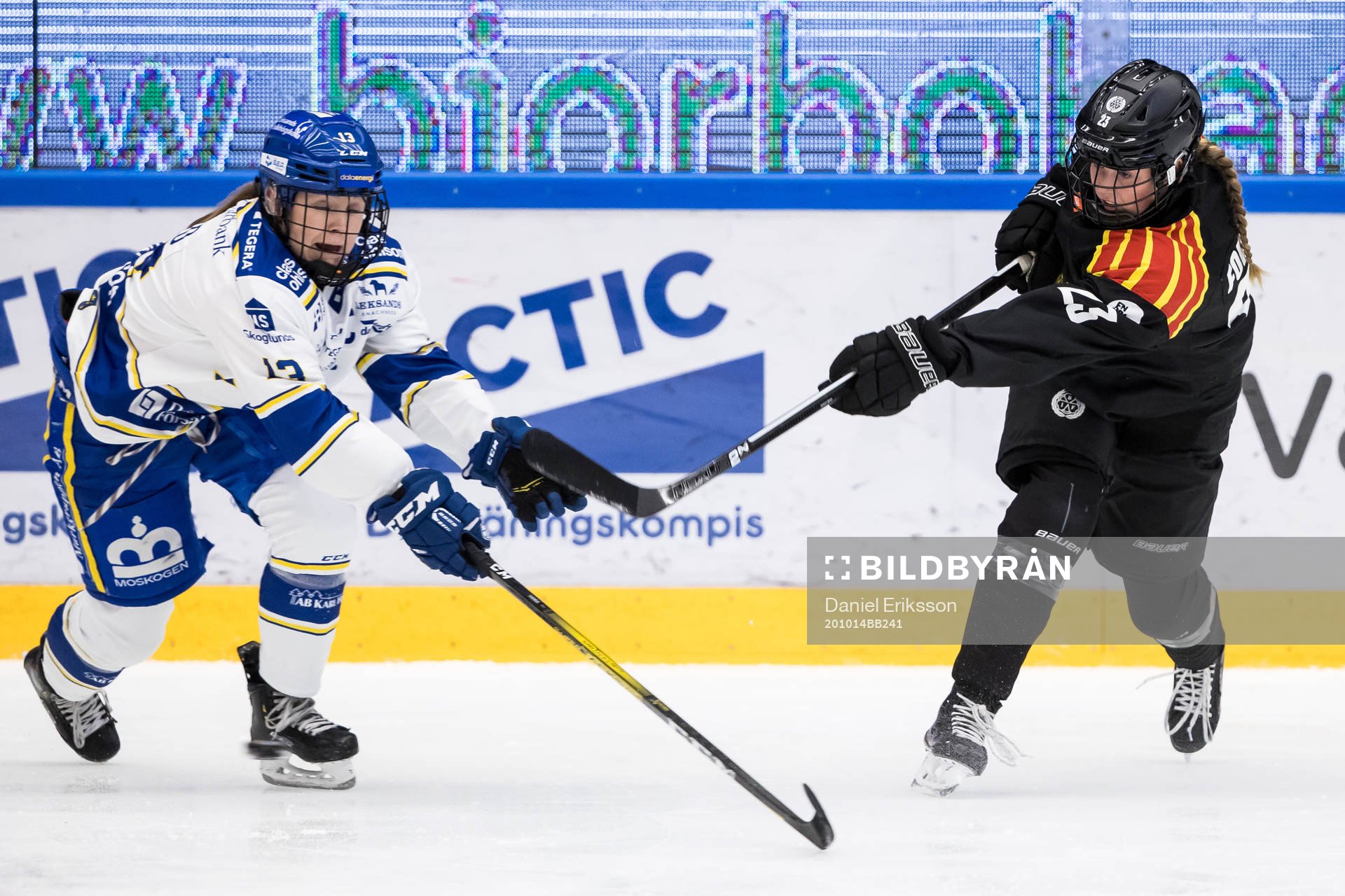 Leksands Hanna Sköld och Brynäs Emma Forsgren