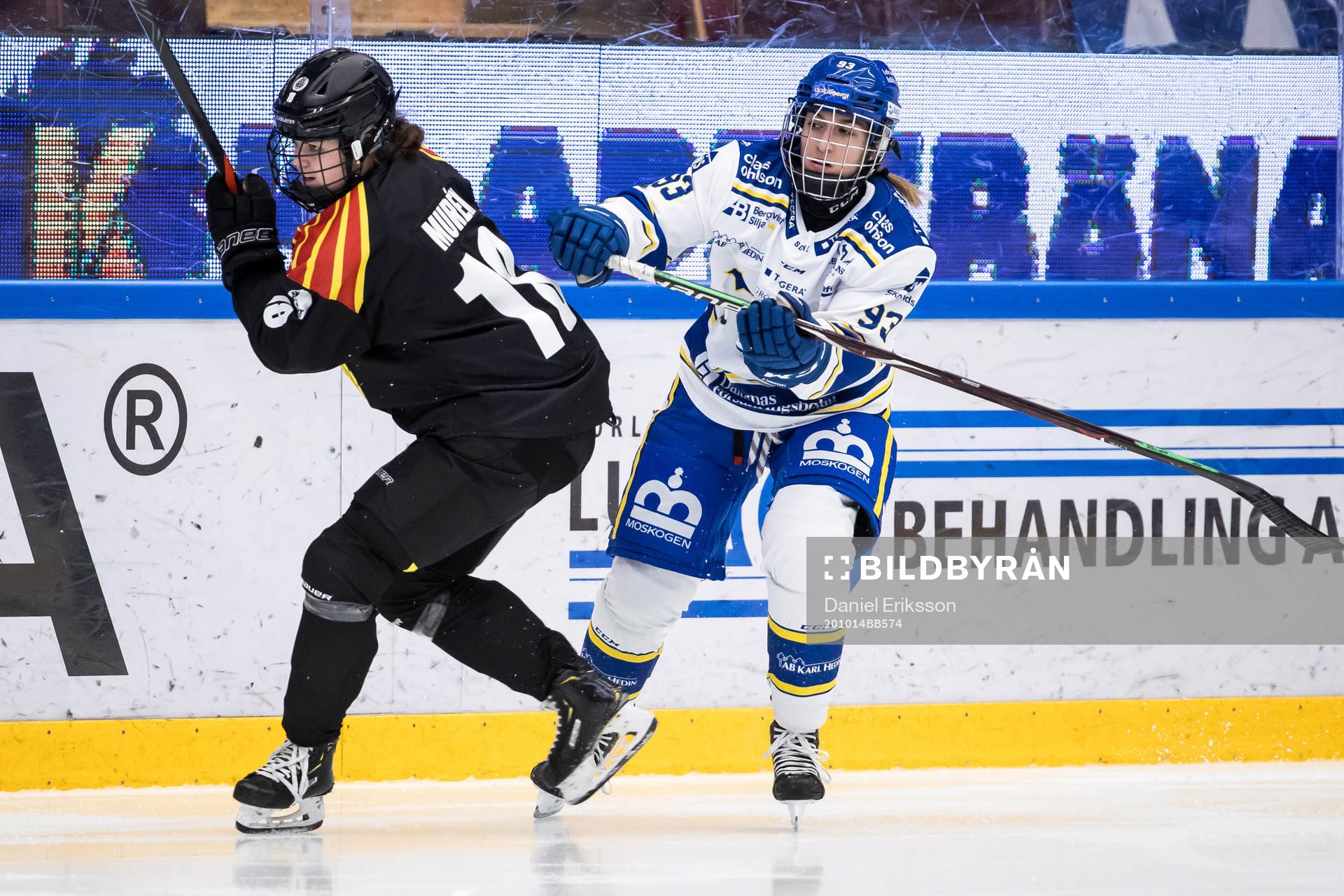 Brynäs Emma Murén och Leksands Sarah Foster