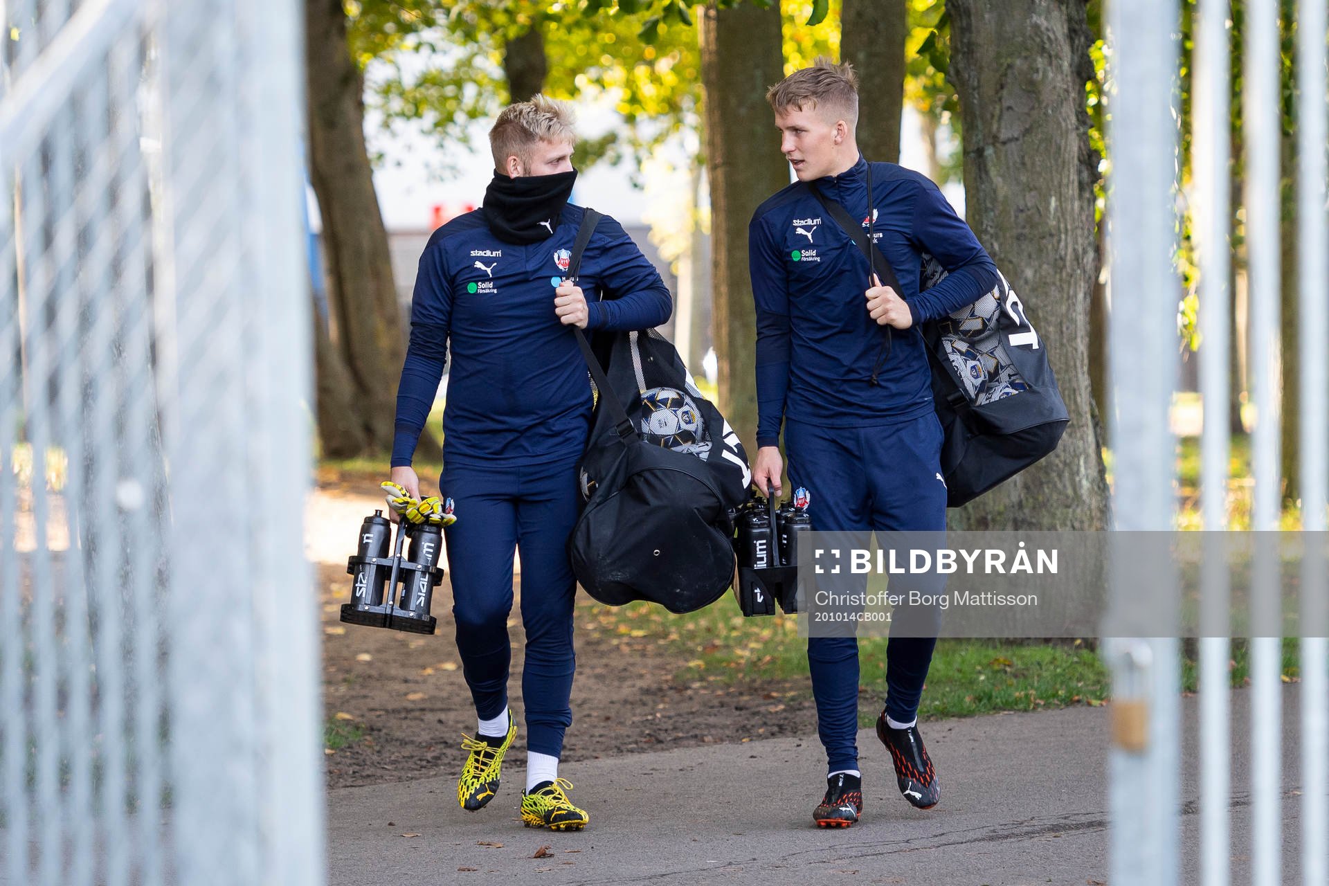 Målvakt Ian Pettersson och Casper Widell
