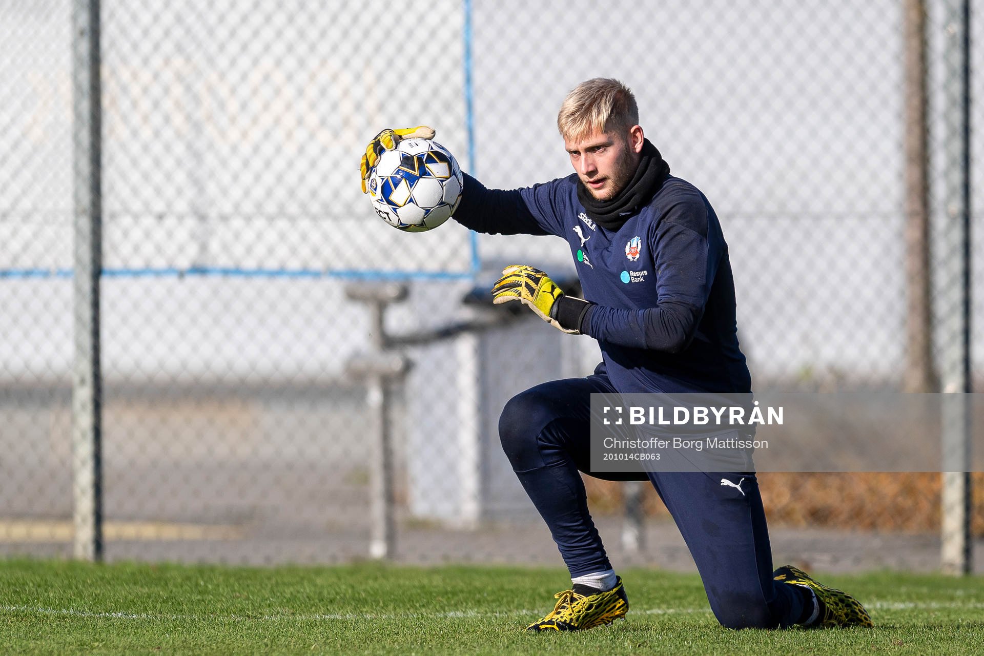 Målvakt Ian Pettersson