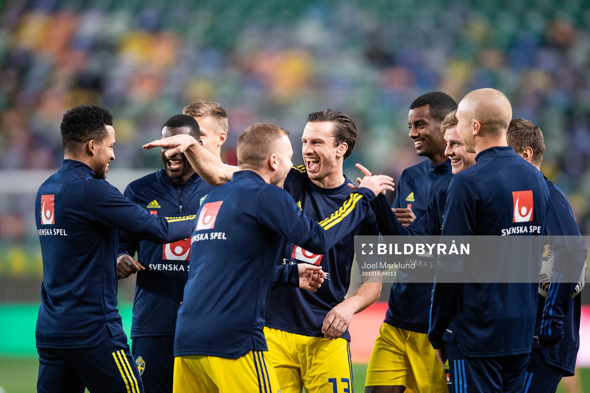 Martin Olsson, Gustav Svensson, Alexander Isak  and Emil