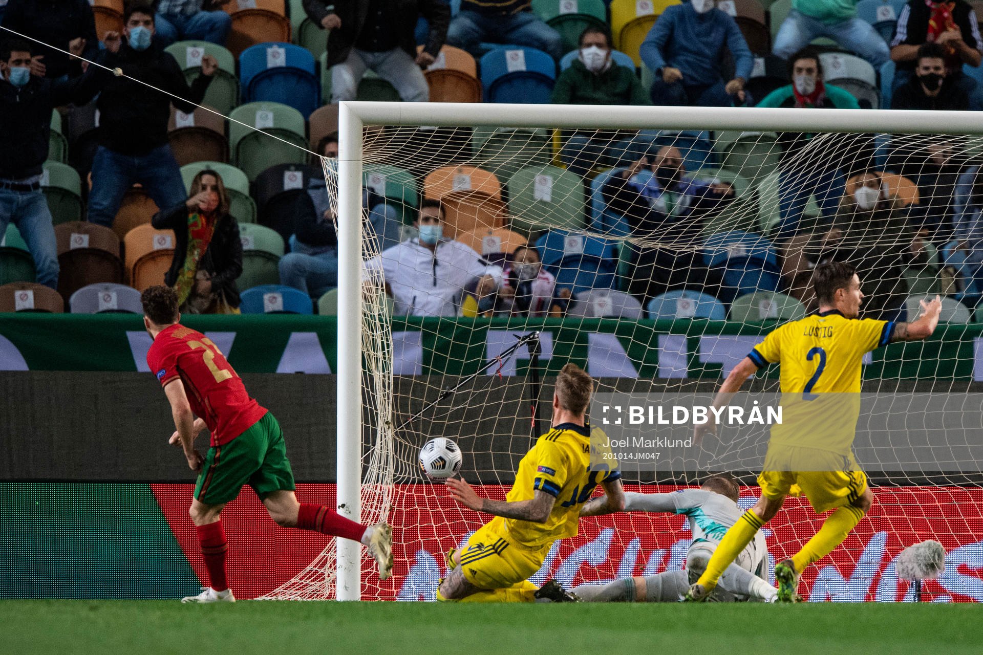 Diogo Jota of Portugal scores 2-0