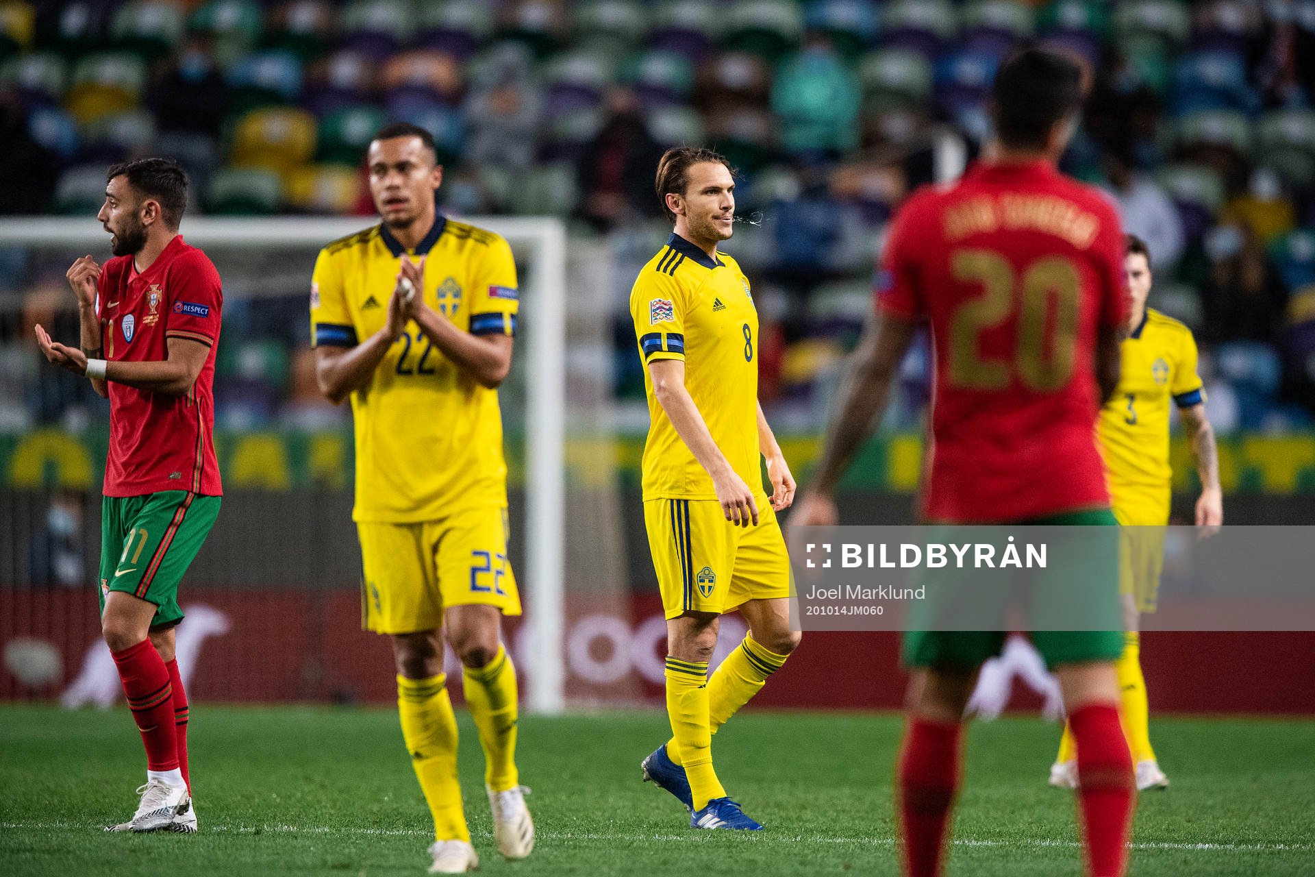 Robin Quaison and Albin Ekdal  of Sweden