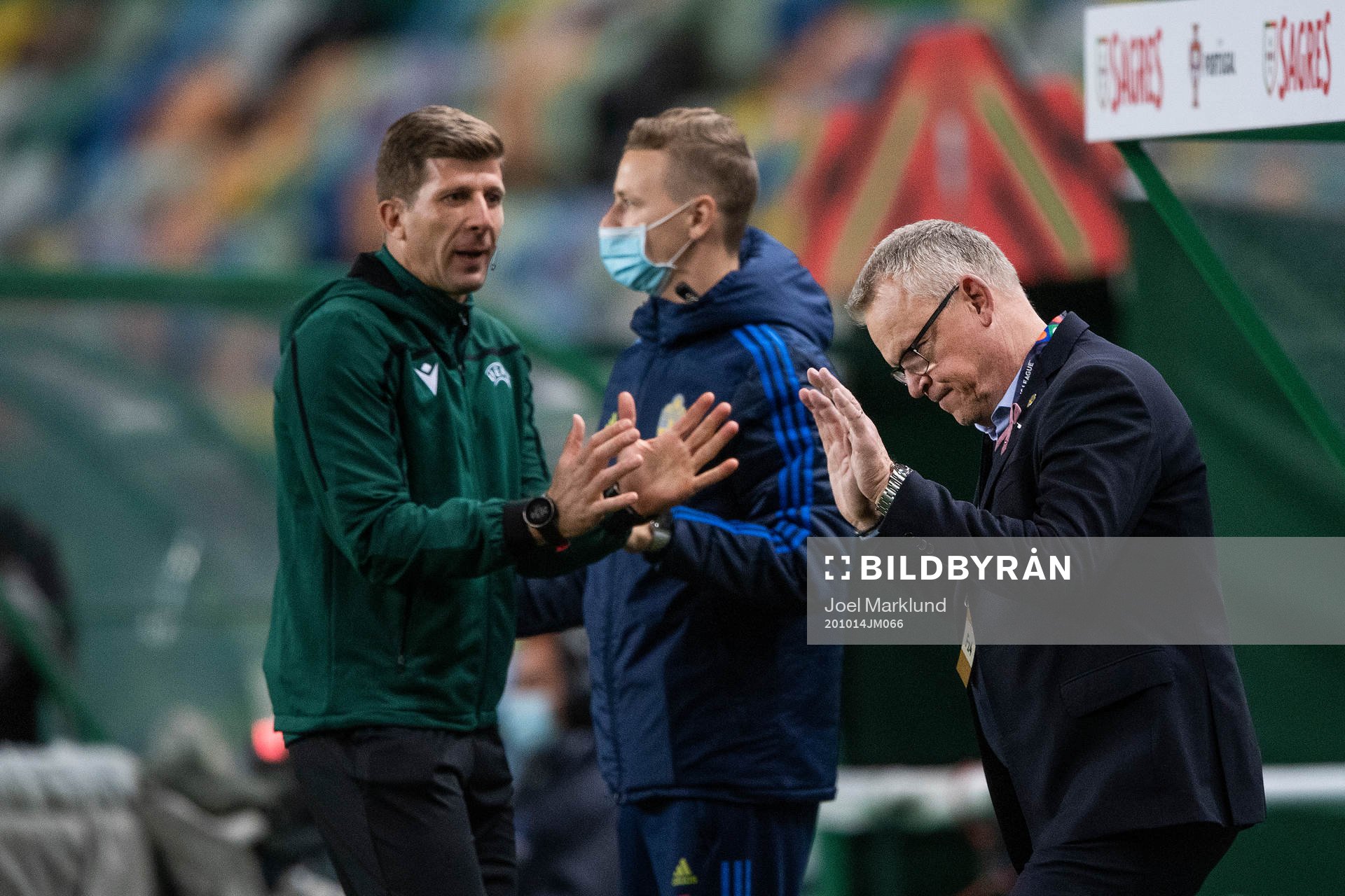 head coach Janne Andersson of Sweden