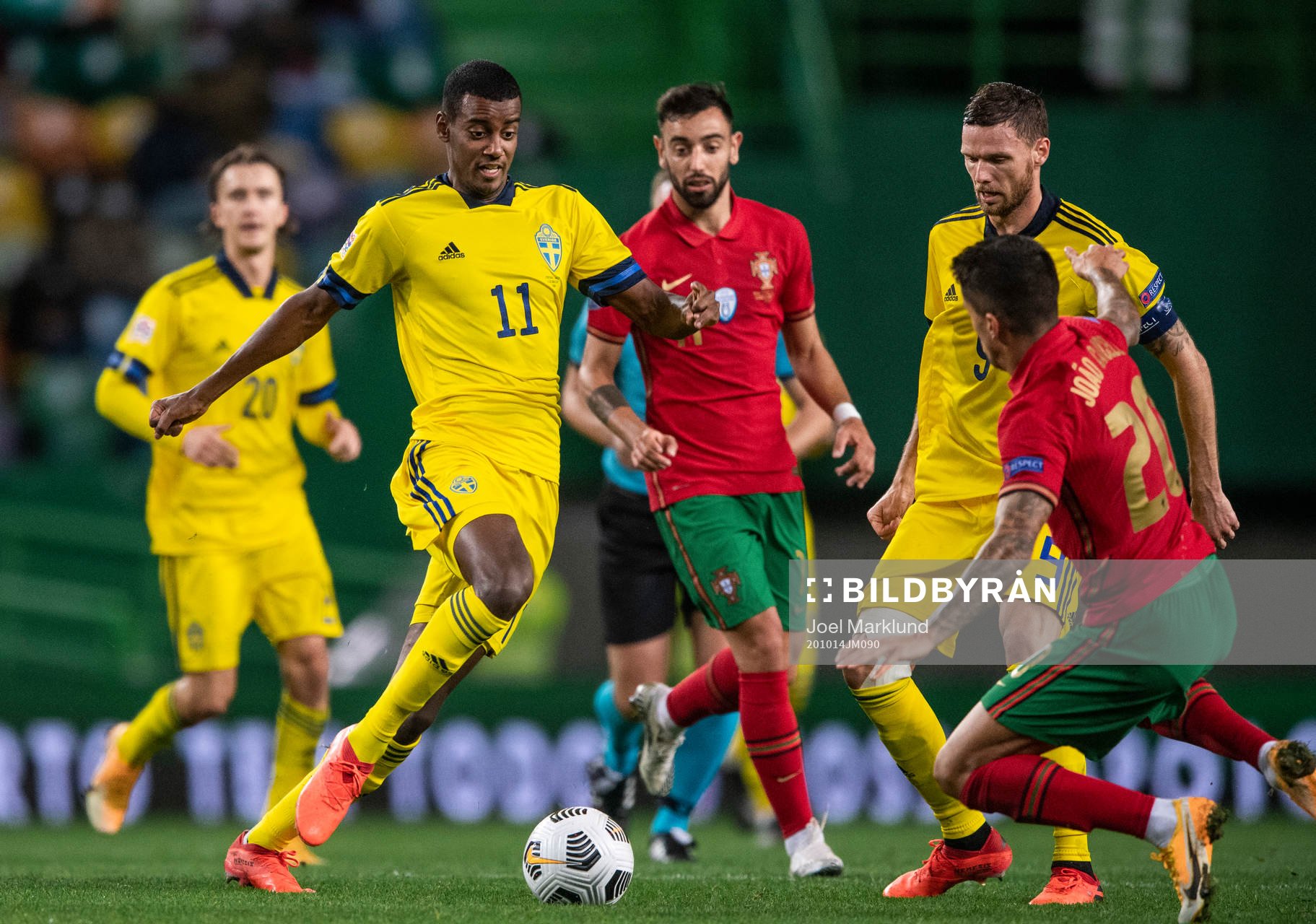 Alexander Isak  of Sweden