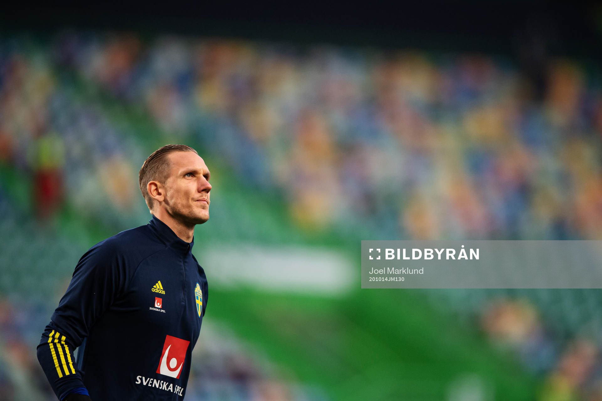 Goalkeeper Robin Olsen of Sweden