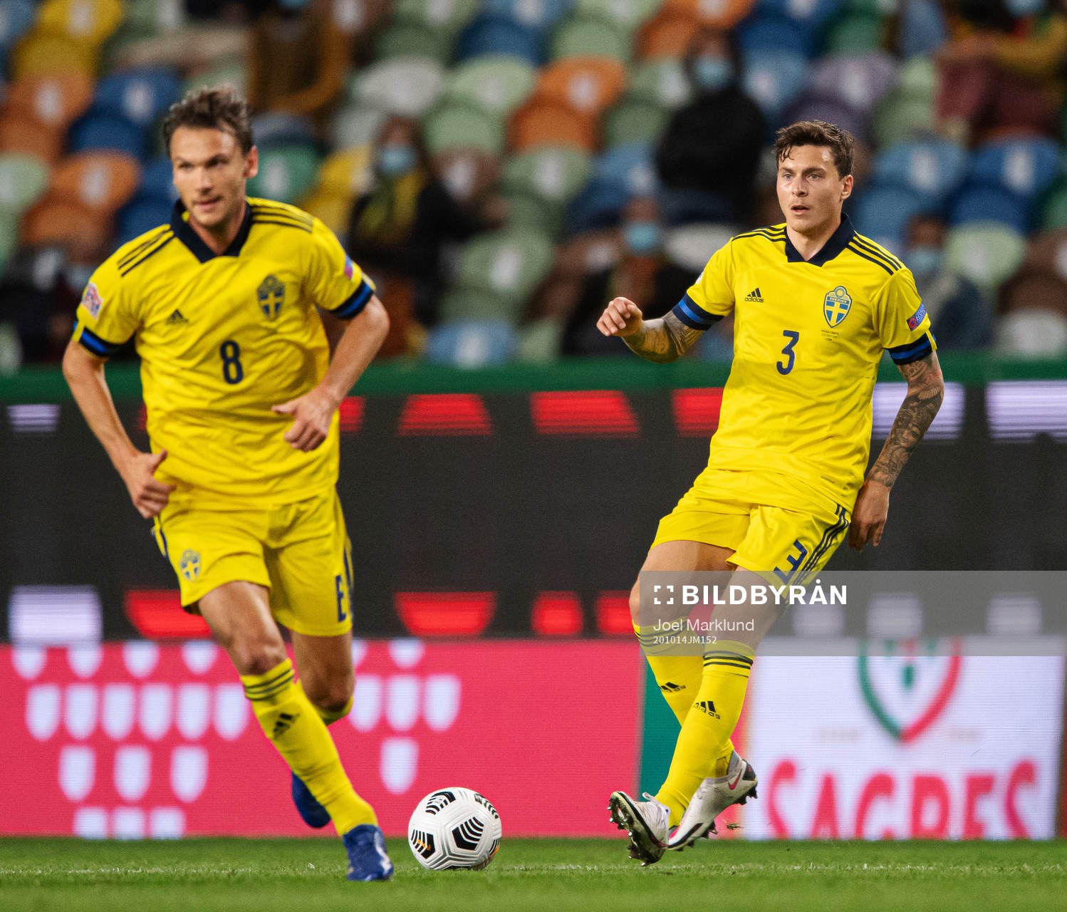 Albin Ekdal and Victor Nilsson Lindelöf of Sweden