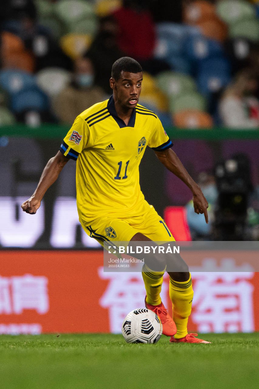 Alexander Isak of Sweden