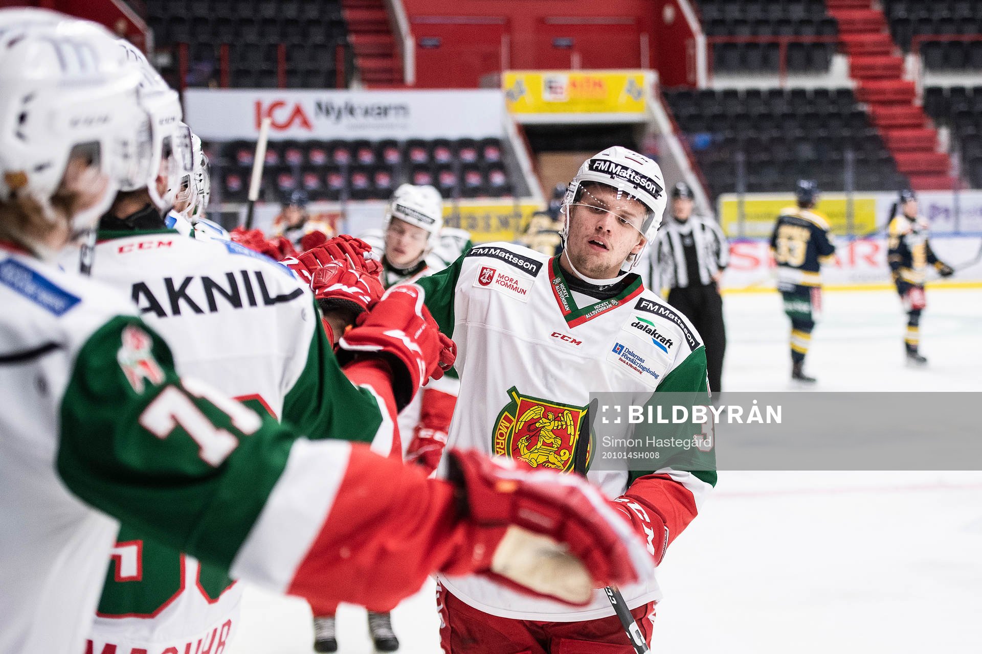 Moras Wilson Johansson jublar