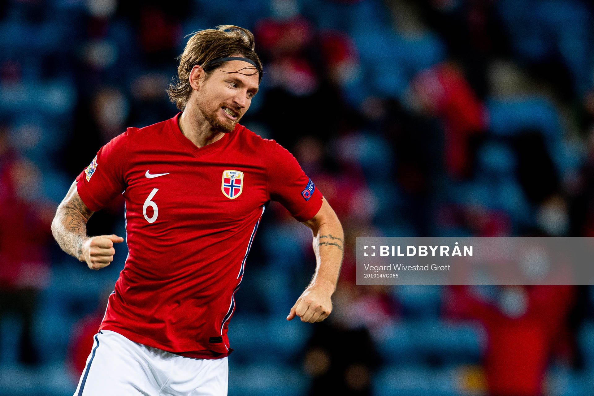 Stefan Strandberg of Norway celebrates