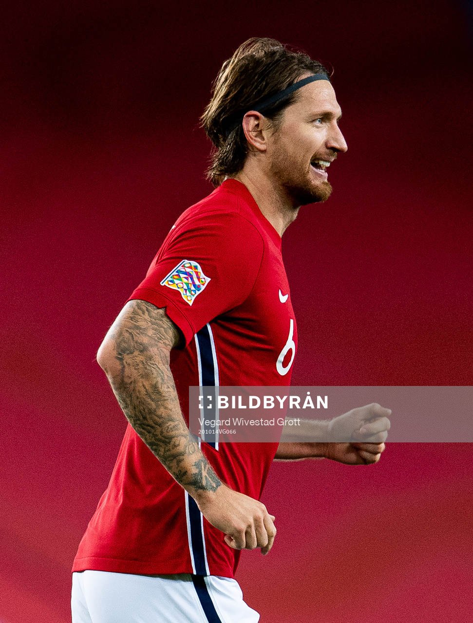 Stefan Strandberg of Norway celebrates