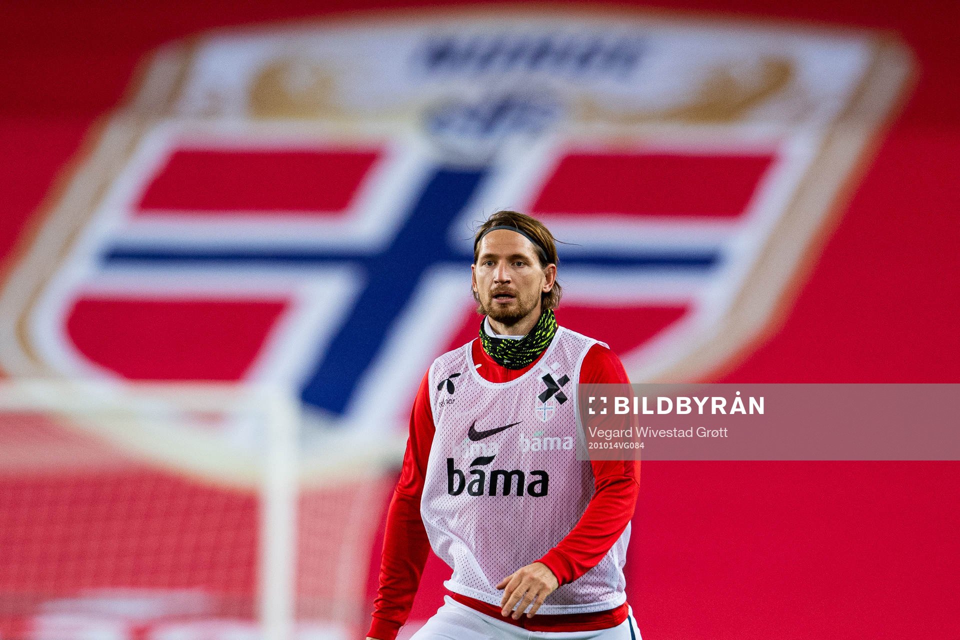Stefan Strandberg of Norway warms up