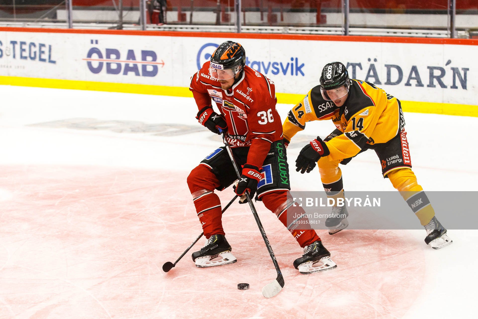 Örebros Emil Larsson och Luleås Jonas Berglund