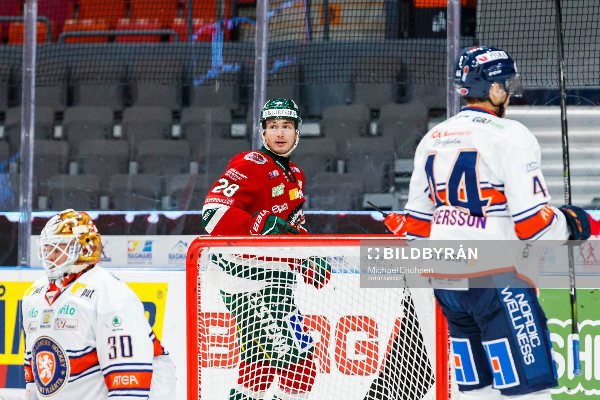 Frölundas Johan Sundström jublar