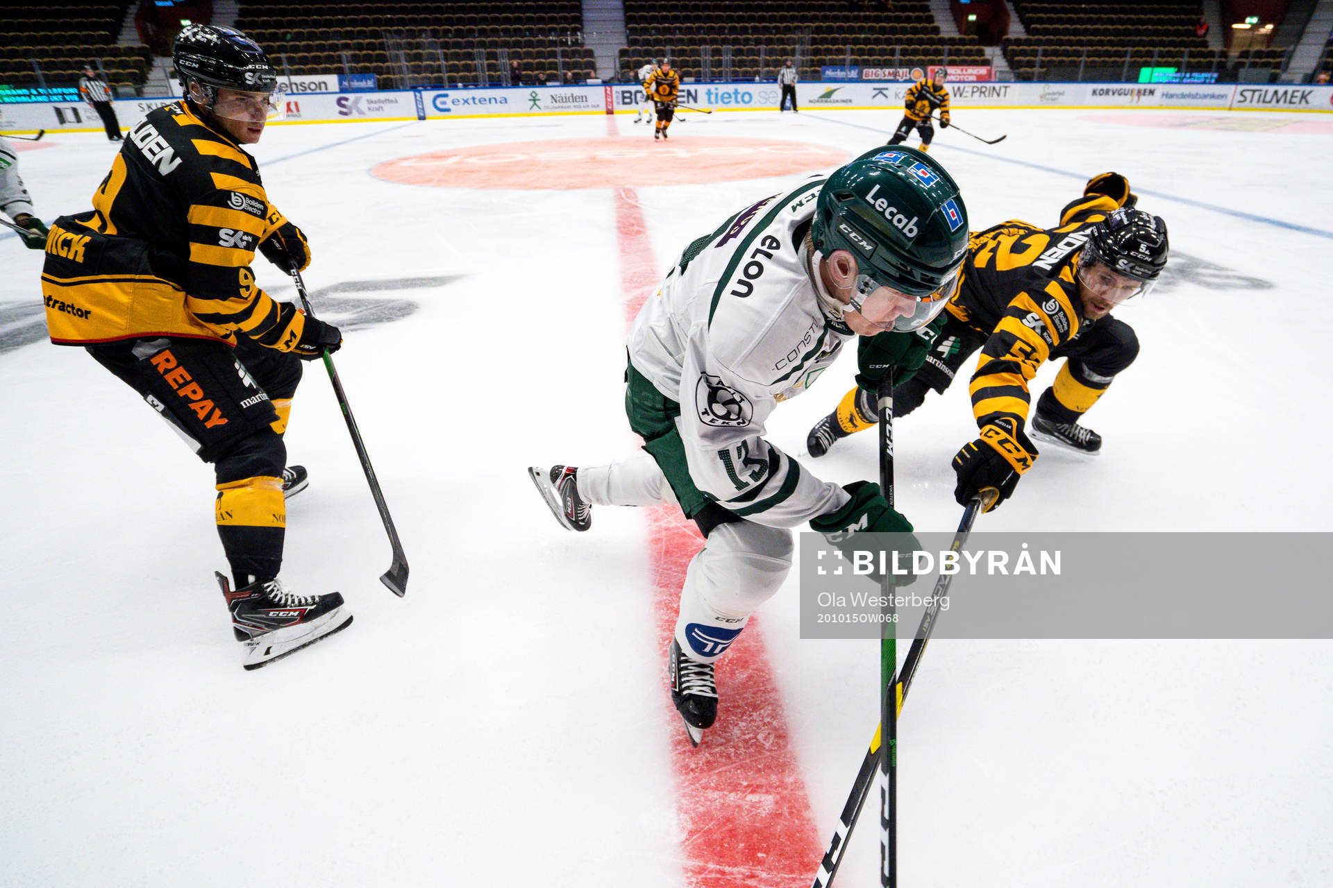 Skellefteås Arvid Lundberg och Darren Nowick