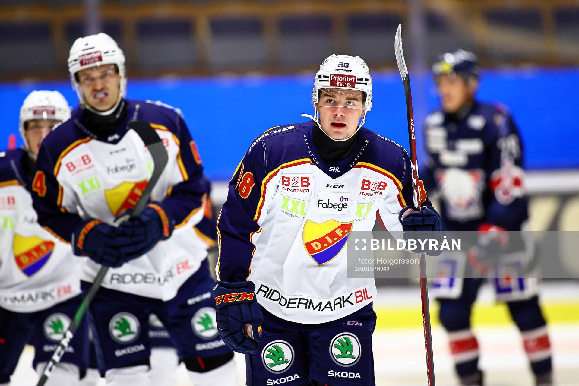 Djurgårdens Alexander Holtz jublar