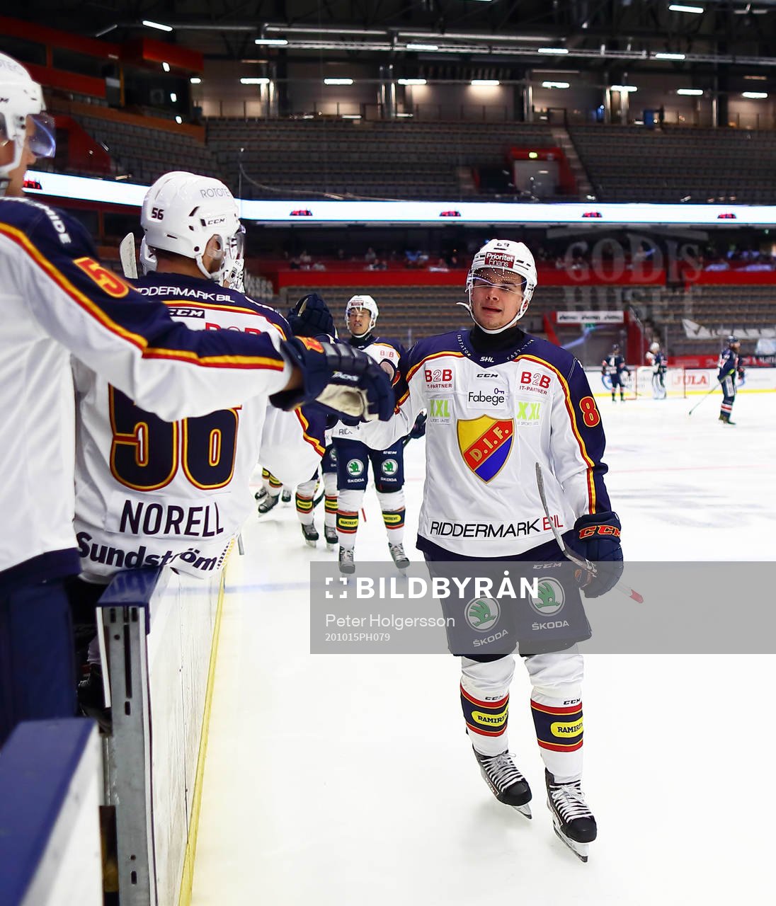 Djurgårdens Alexander Holtz jublar